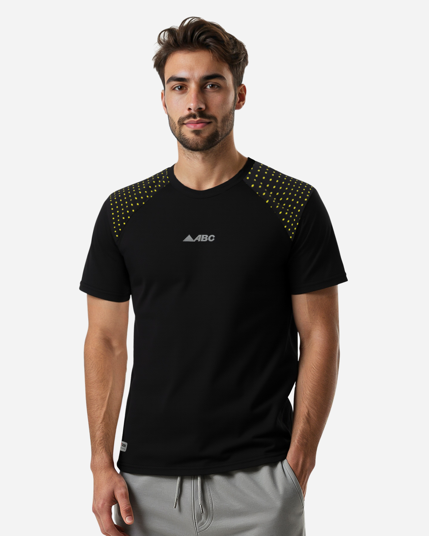 T-shirt running ABC TRAIL M - Nero - 2 | Cisalfa Sport