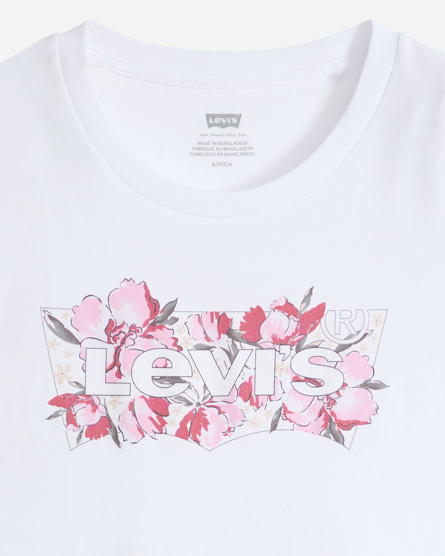 T-shirt LEVI'S LOGO BATWING FLORAL W - Bianco - 4 | Cisalfa Sport