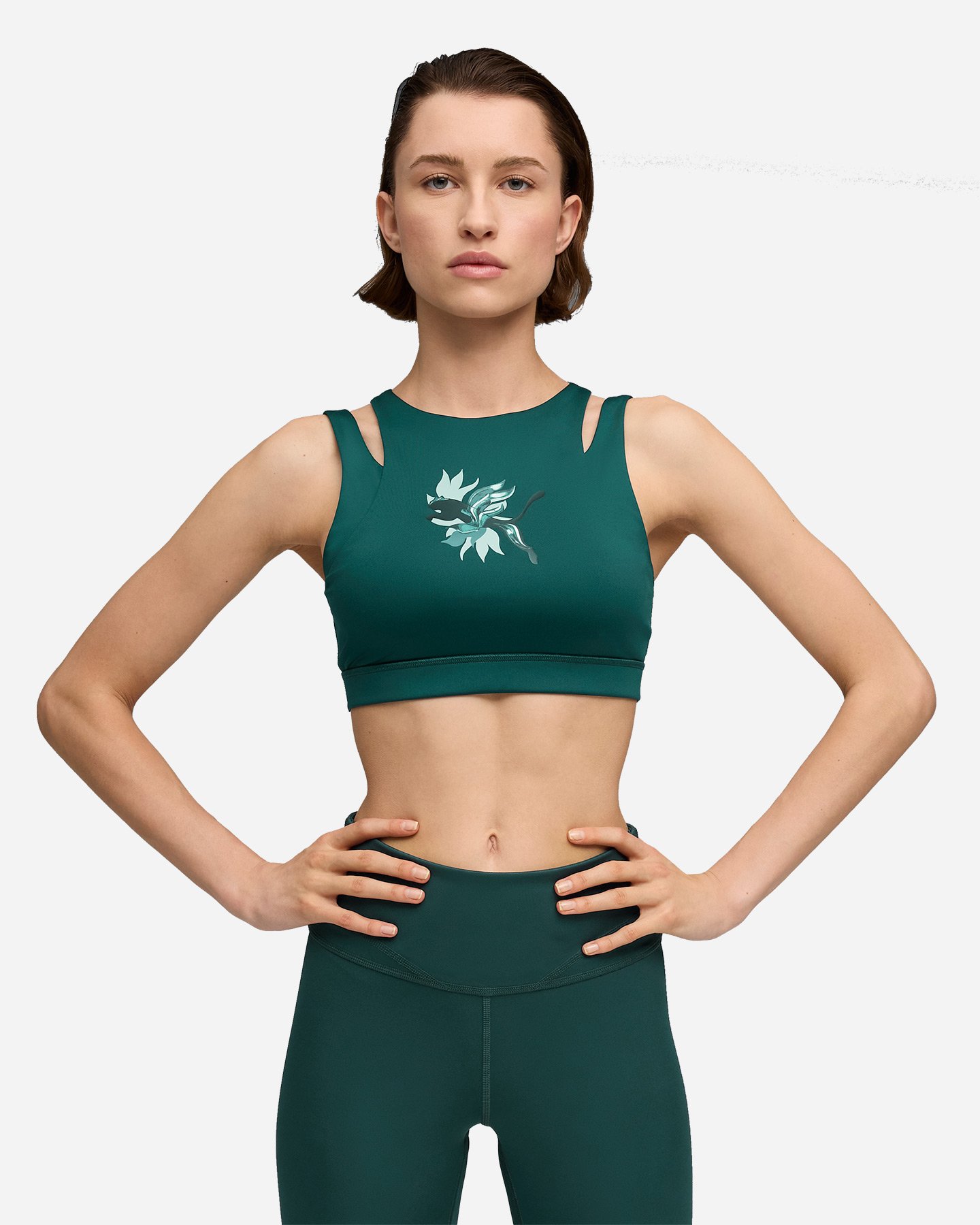 Bra training PUMA CONCEPT W - Verde - 2 | Cisalfa Sport