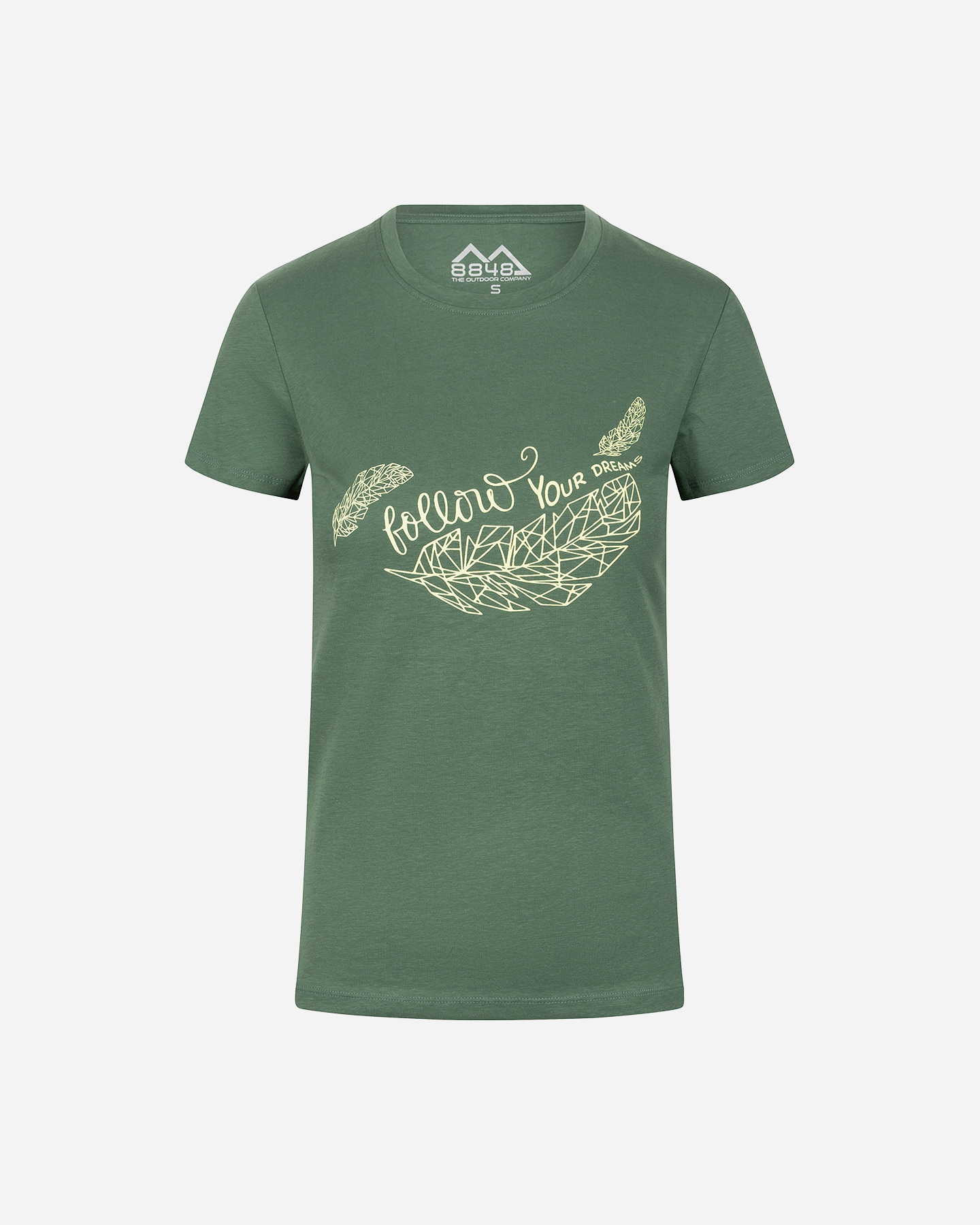 T-shirt 8848 MOUNTAIN ESSENTIAL W - Verde - 0 | Cisalfa Sport