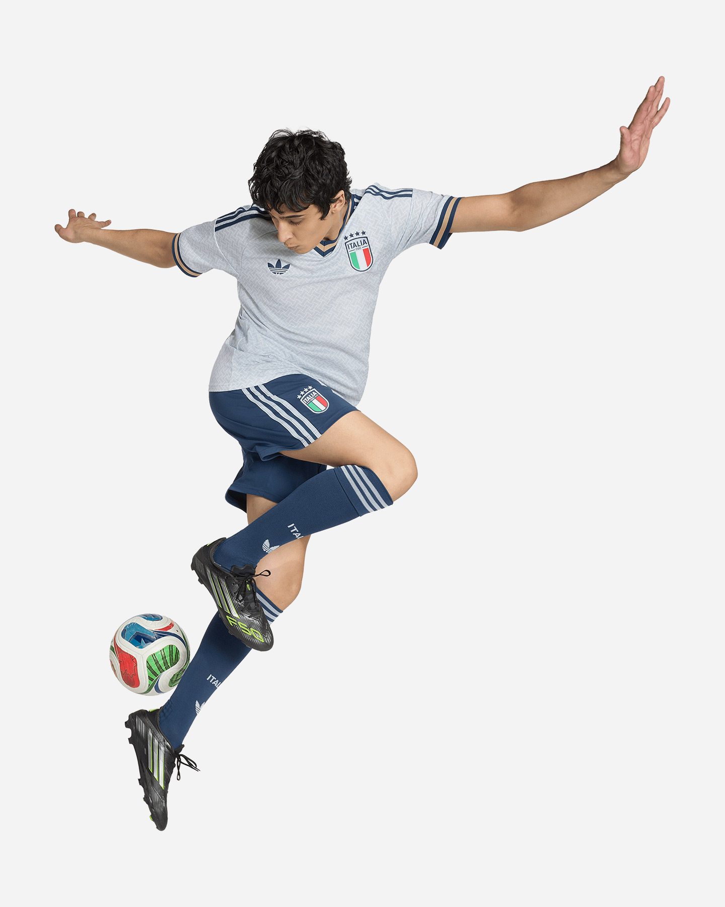 Pantaloncini calcio ufficiali ADIDAS ITALIA 26 AWAY M - Color mix - 2 | Cisalfa Sport