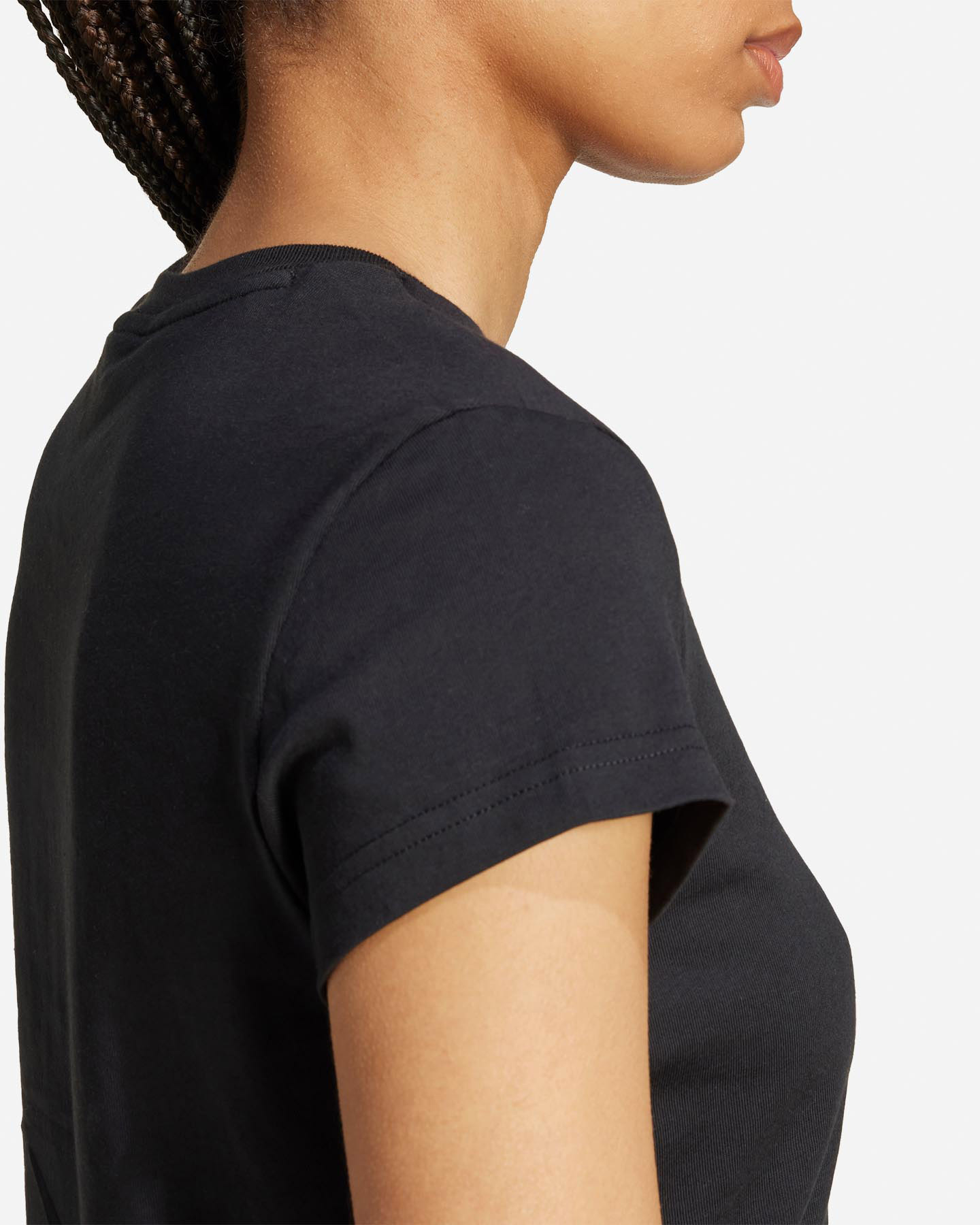 T-shirt ADIDAS SMALL LOGO SLIM W - Nero - 4 | Cisalfa Sport