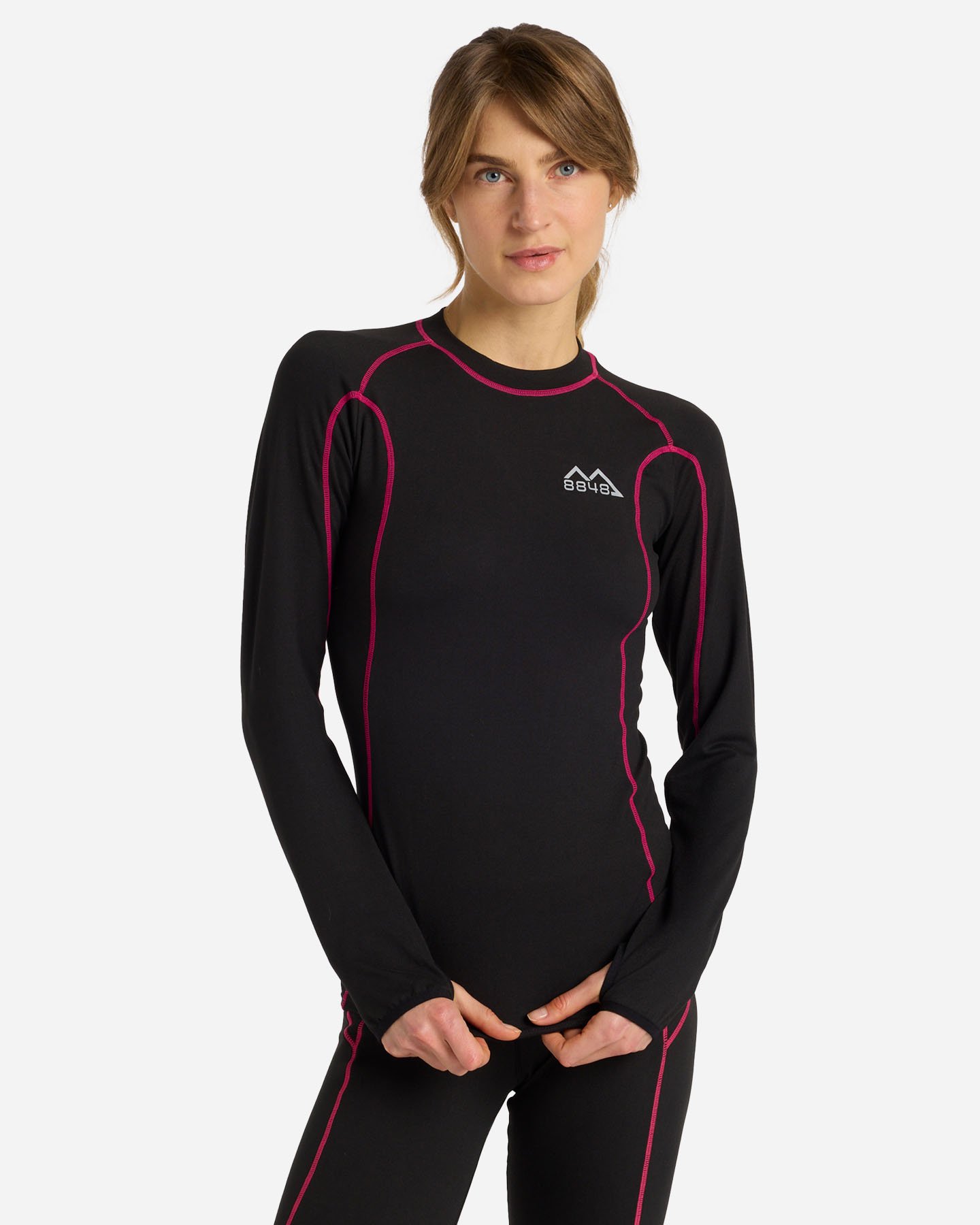 Maglia intimo tecnico 8848 MOUNTAIN ESSENTIAL W - Nero - 1 | Cisalfa Sport