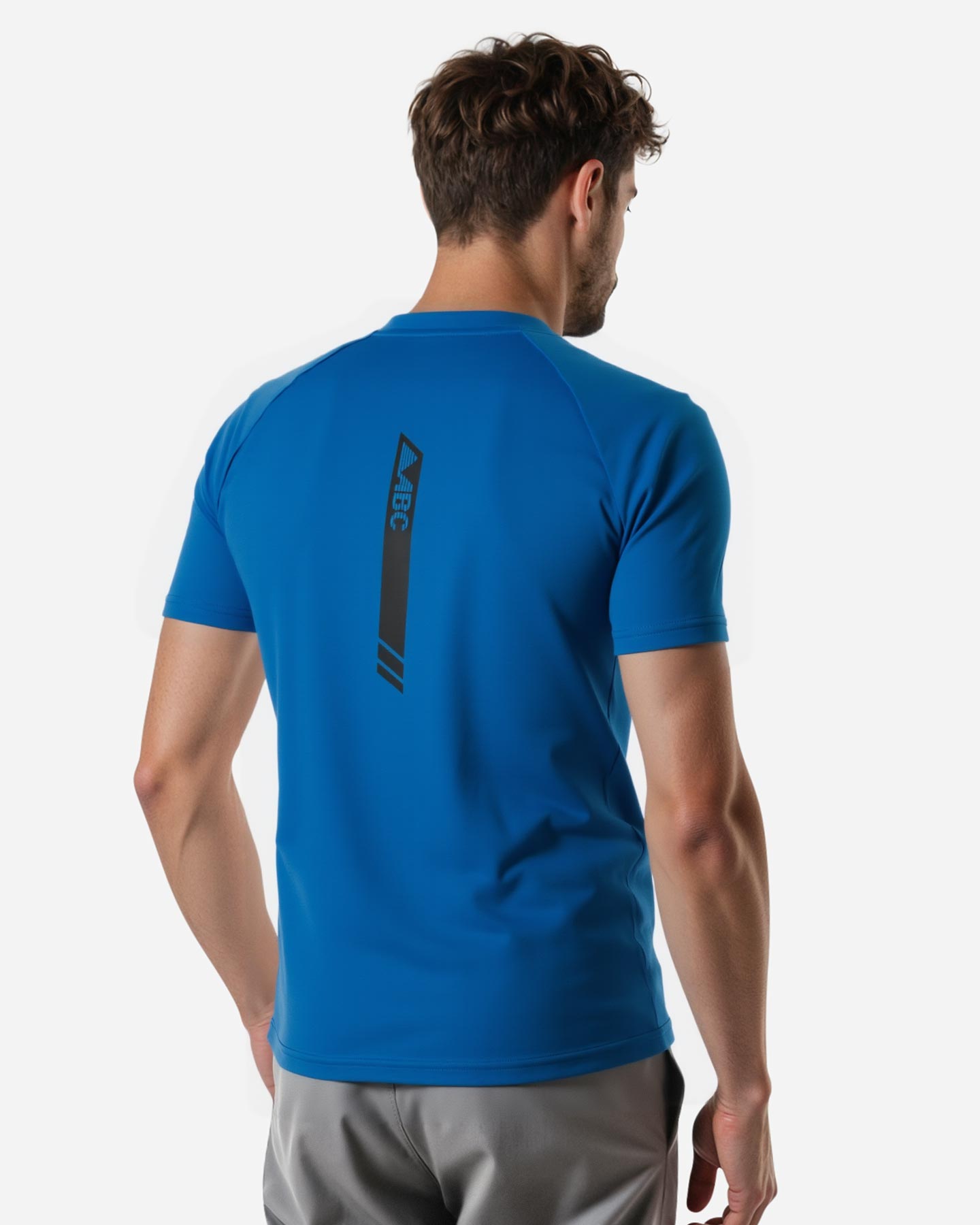 T-shirt running ABC TECH M - Blu - 4 | Cisalfa Sport