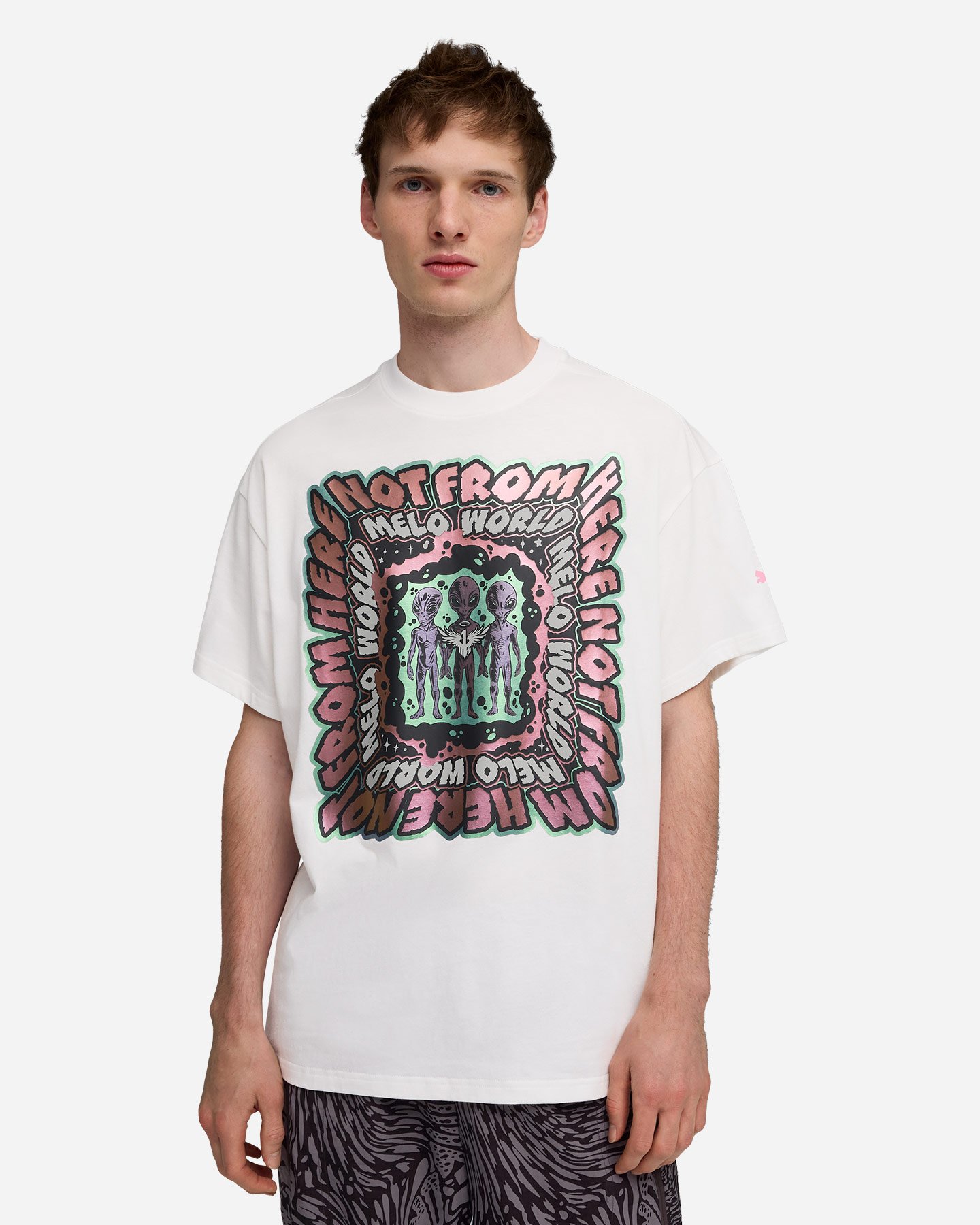 Maglia basket PUMA MELO WORLD M - Bianco - 2 | Cisalfa Sport