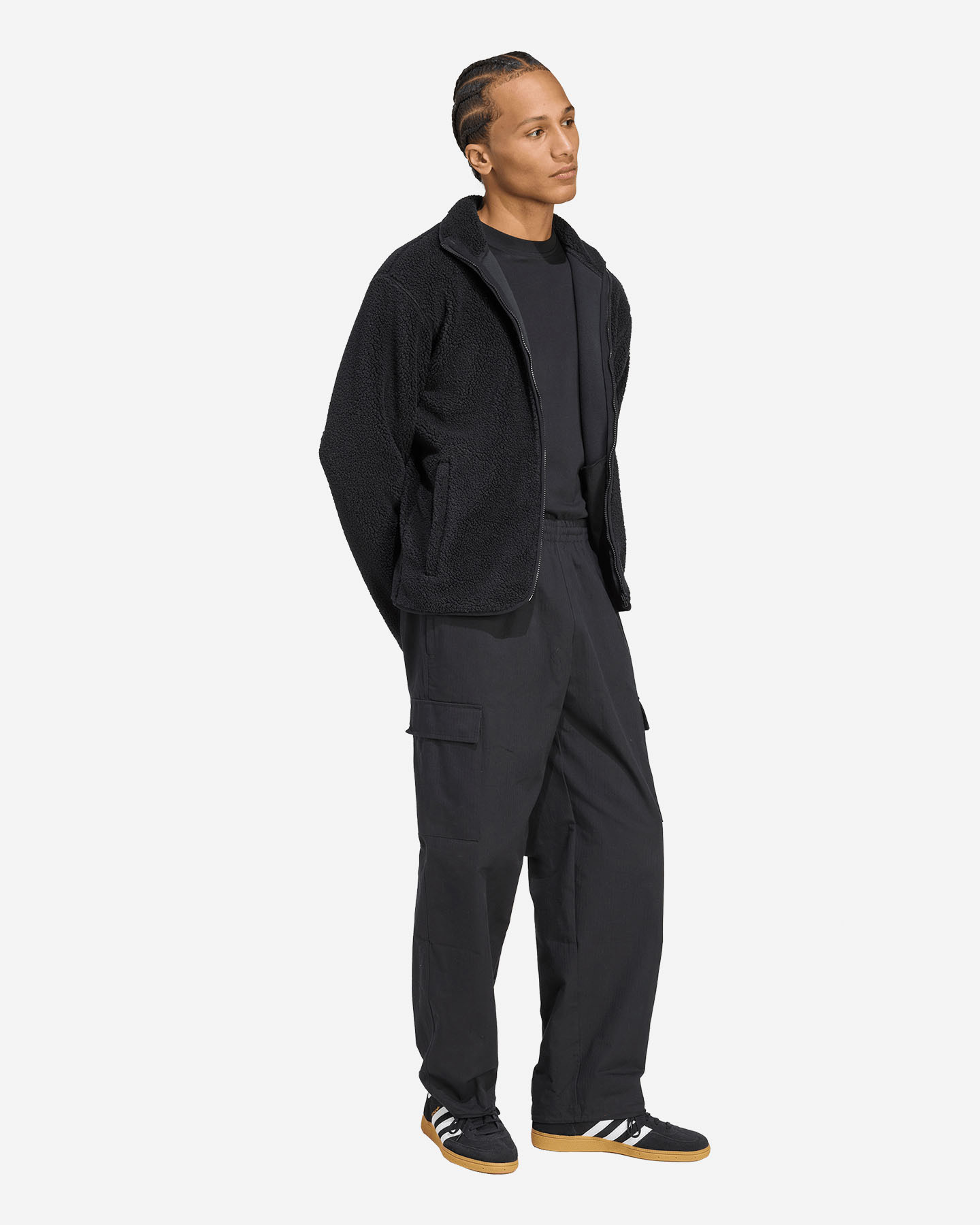 Felpa ADIDAS SMALL LOGO TREFOIL M - Nero - 3 | Cisalfa Sport