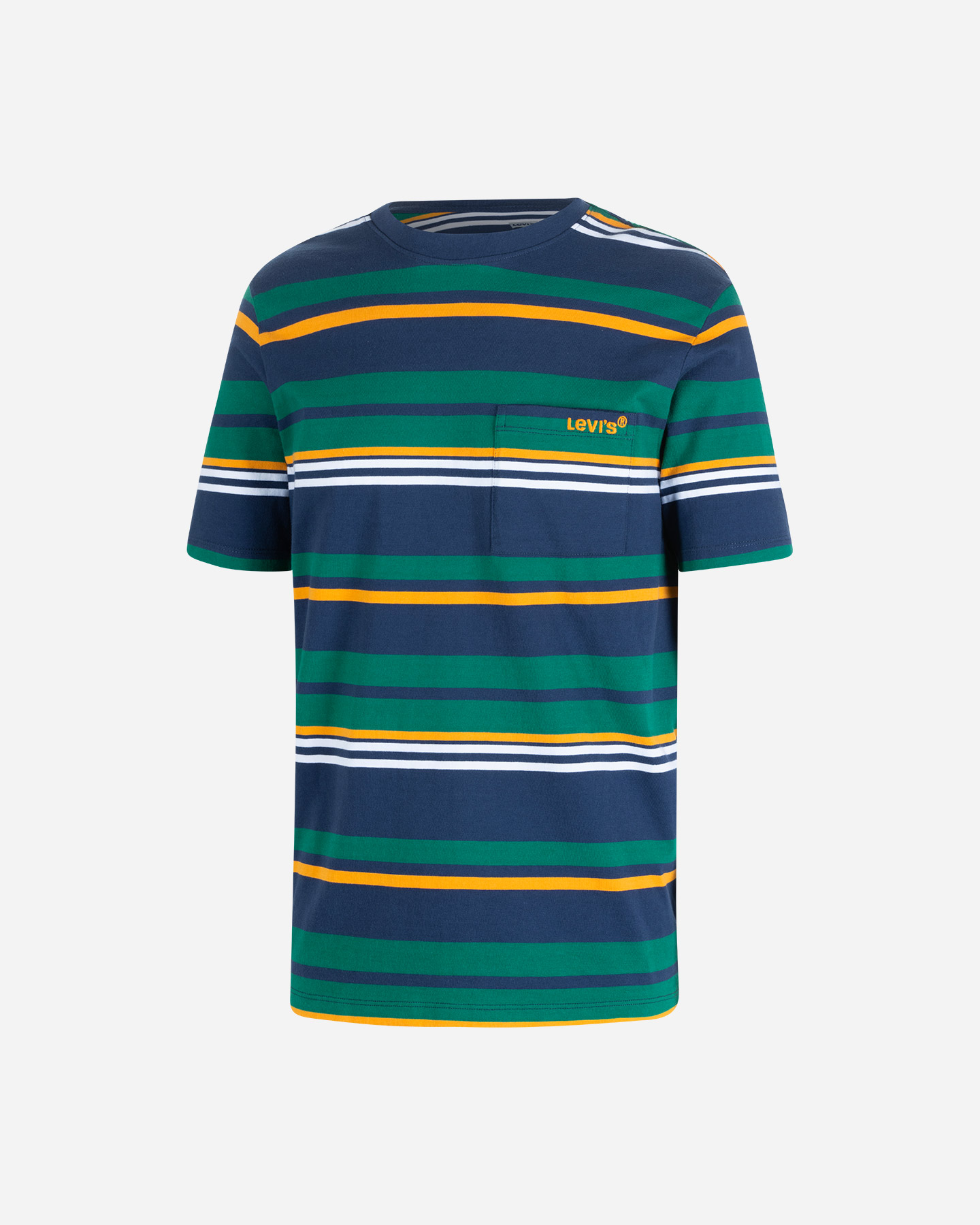 T-shirt LEVI'S RELAXED STRIPED LOGO POCKET M - Blu - 0 | Cisalfa Sport