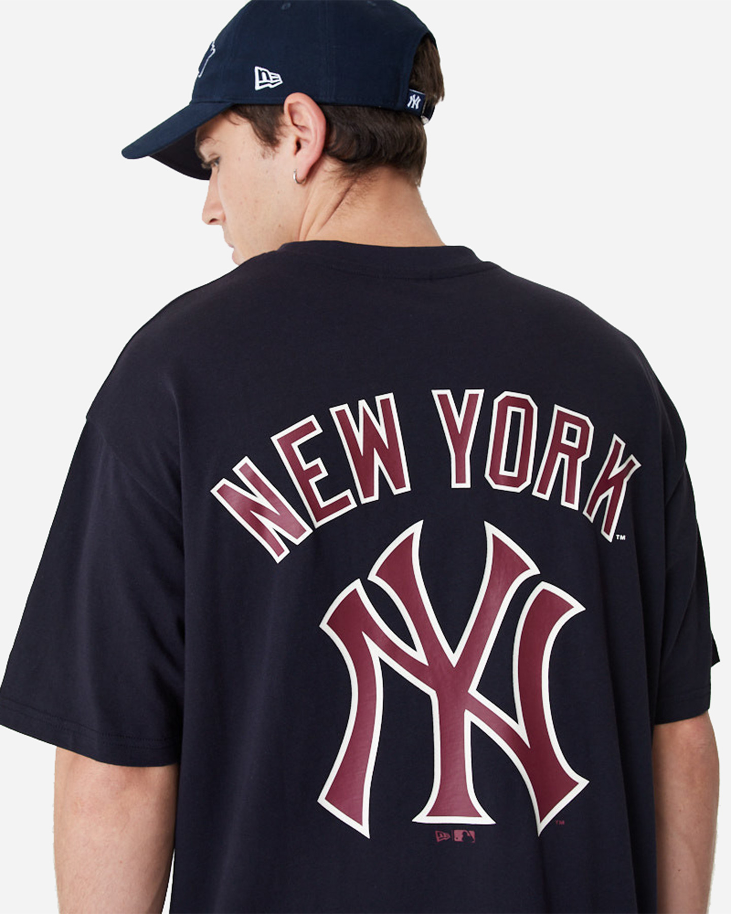 T-shirt NEW ERA MLB LARGE LOGO NEW YORK YANKEES M - Blu Navy - 4 | Cisalfa Sport