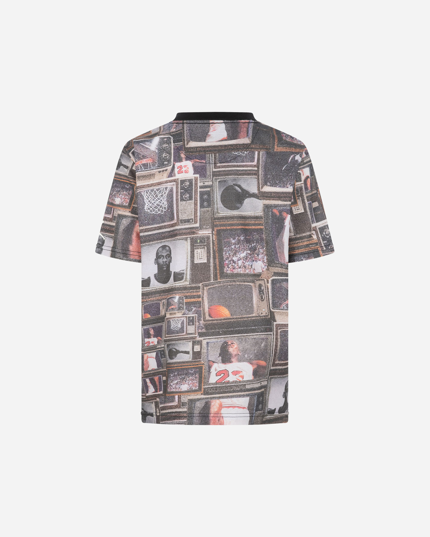T-shirt NIKE JORDAN ALL OVER PRINTED TELEVISION JR - Nero - 1 | Cisalfa Sport