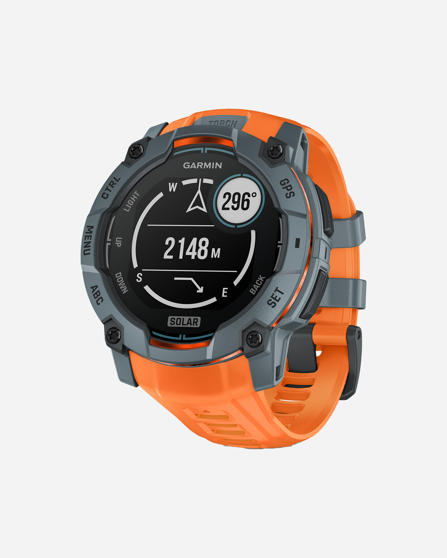 Orologio multifunzione GARMIN INSTINCT 3 50MM SOLAR  - Arancione - 3 | Cisalfa Sport