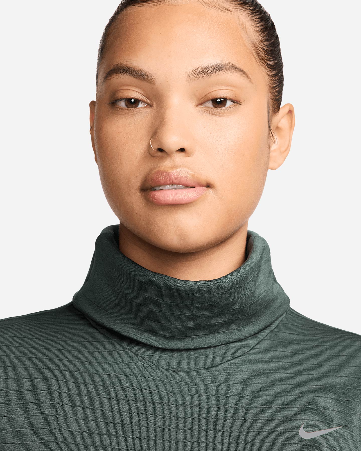 Maglia running NIKE SWIFT ELEMENT W - Verde - 2 | Cisalfa Sport