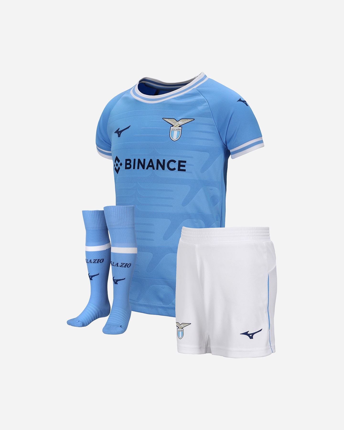 Abbigliamento calcio ufficiale MIZUNO LAZIO HOME 22/23 JR - 0 | Cisalfa Sport