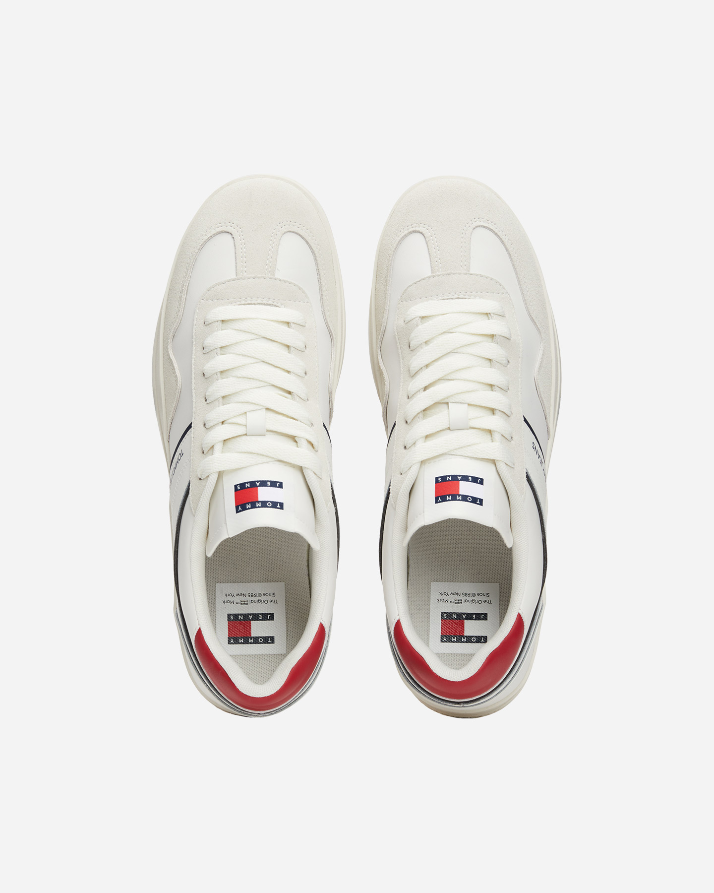 Scarpe sneakers TOMMY HILFIGER LEATHER RETRO CUPSOLE M - Bianco - 3 | Cisalfa Sport