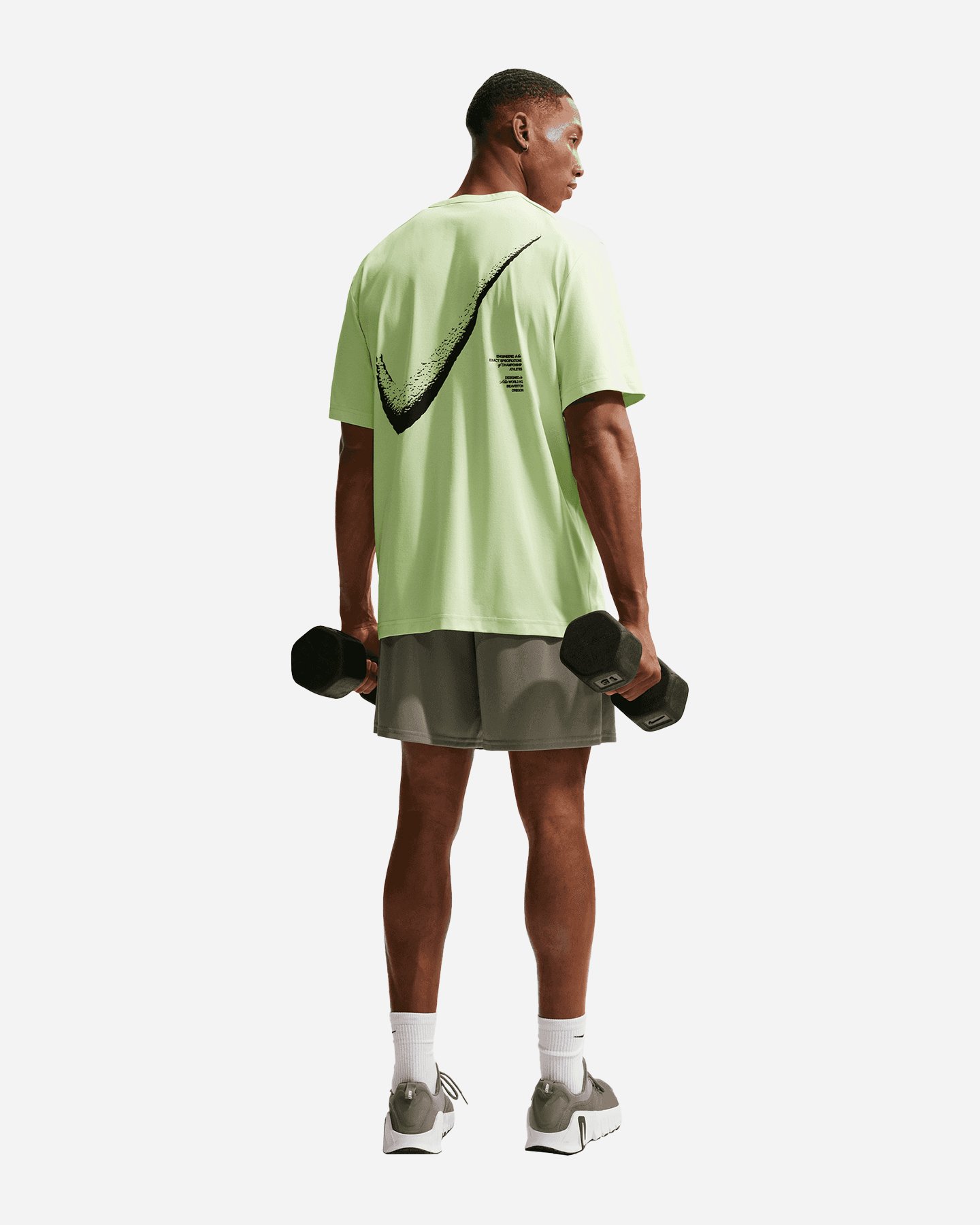 Pantalone training NIKE DRI FIT FLEX SMALL LOGO 7IN M - Verde - 3 | Cisalfa Sport