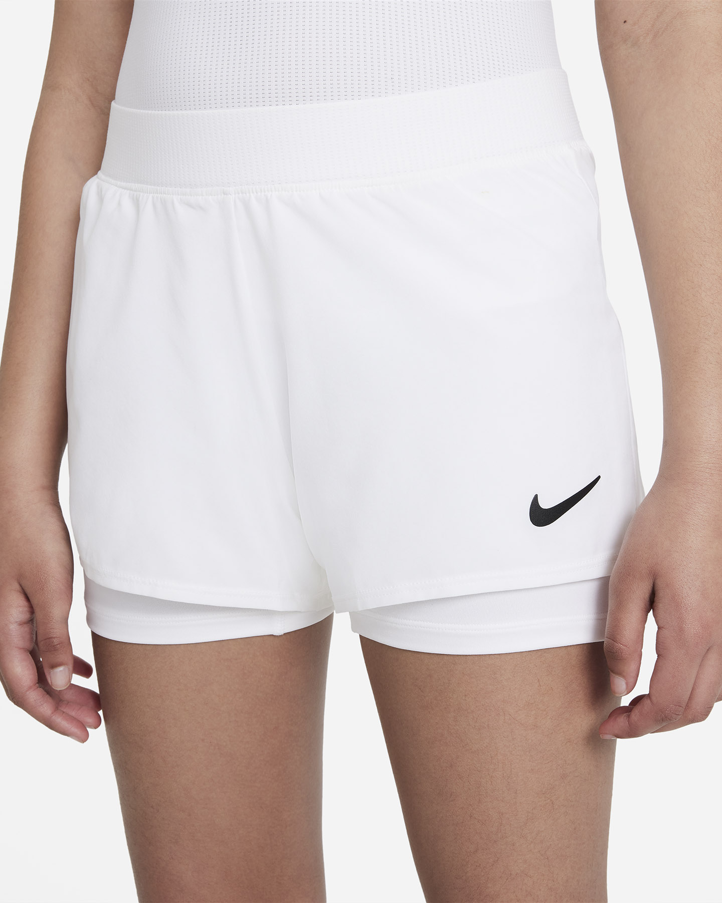 Pantalone tennis NIKE VICTORY JR - Bianco - 2 | Cisalfa Sport