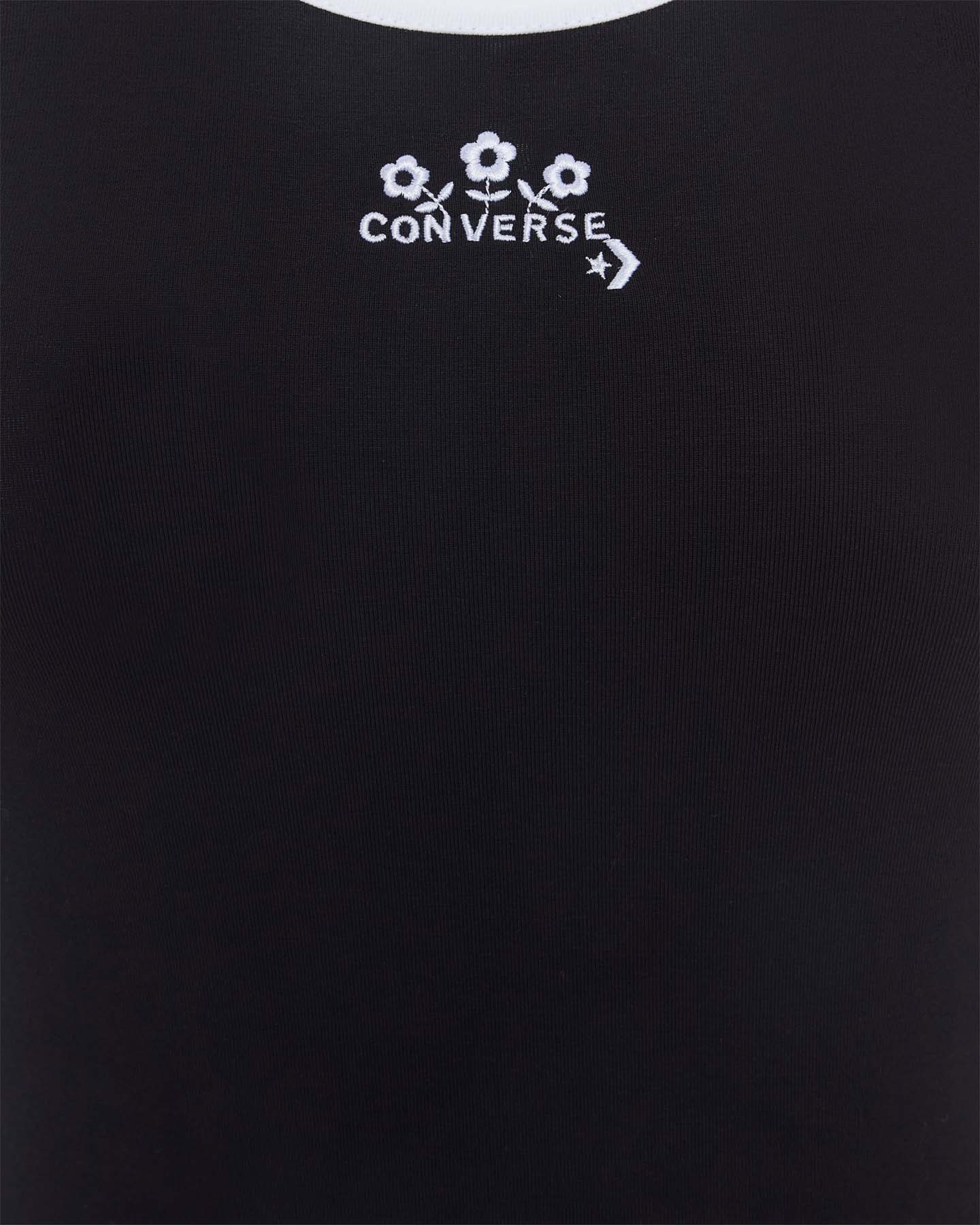 Canotta CONVERSE SMALL LOGO W - Nero - 2 | Cisalfa Sport