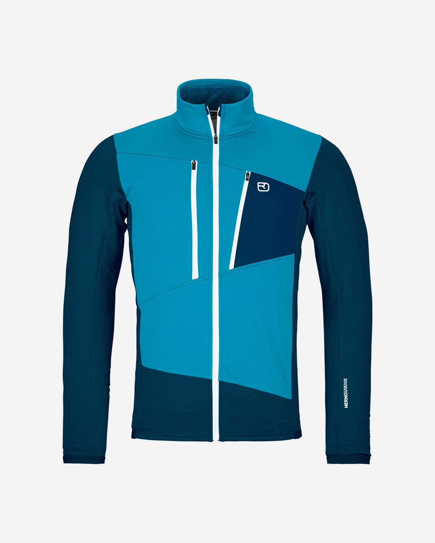 Pile ORTOVOX FLEECE GRID M - Blu - 0 | Cisalfa Sport