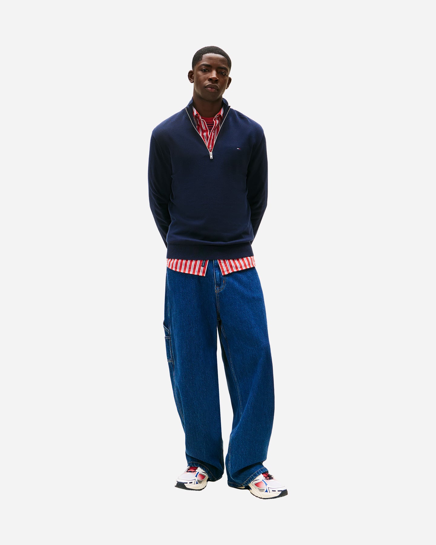 Maglione TOMMY HILFIGER ESSENTIAL M - Blu - 2 | Cisalfa Sport