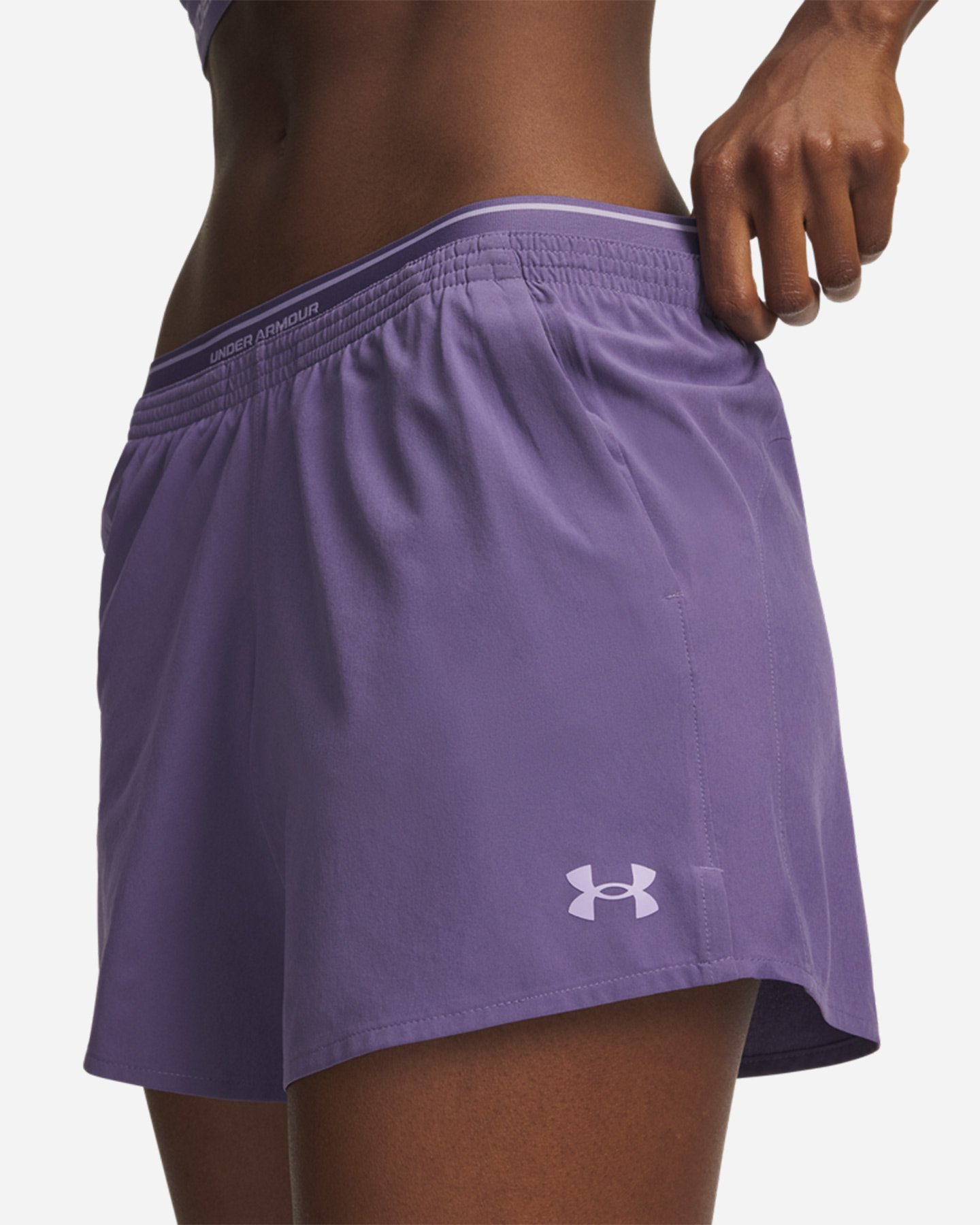 Short training UNDER ARMOUR VANISH W - Viola - 3 | Cisalfa Sport
