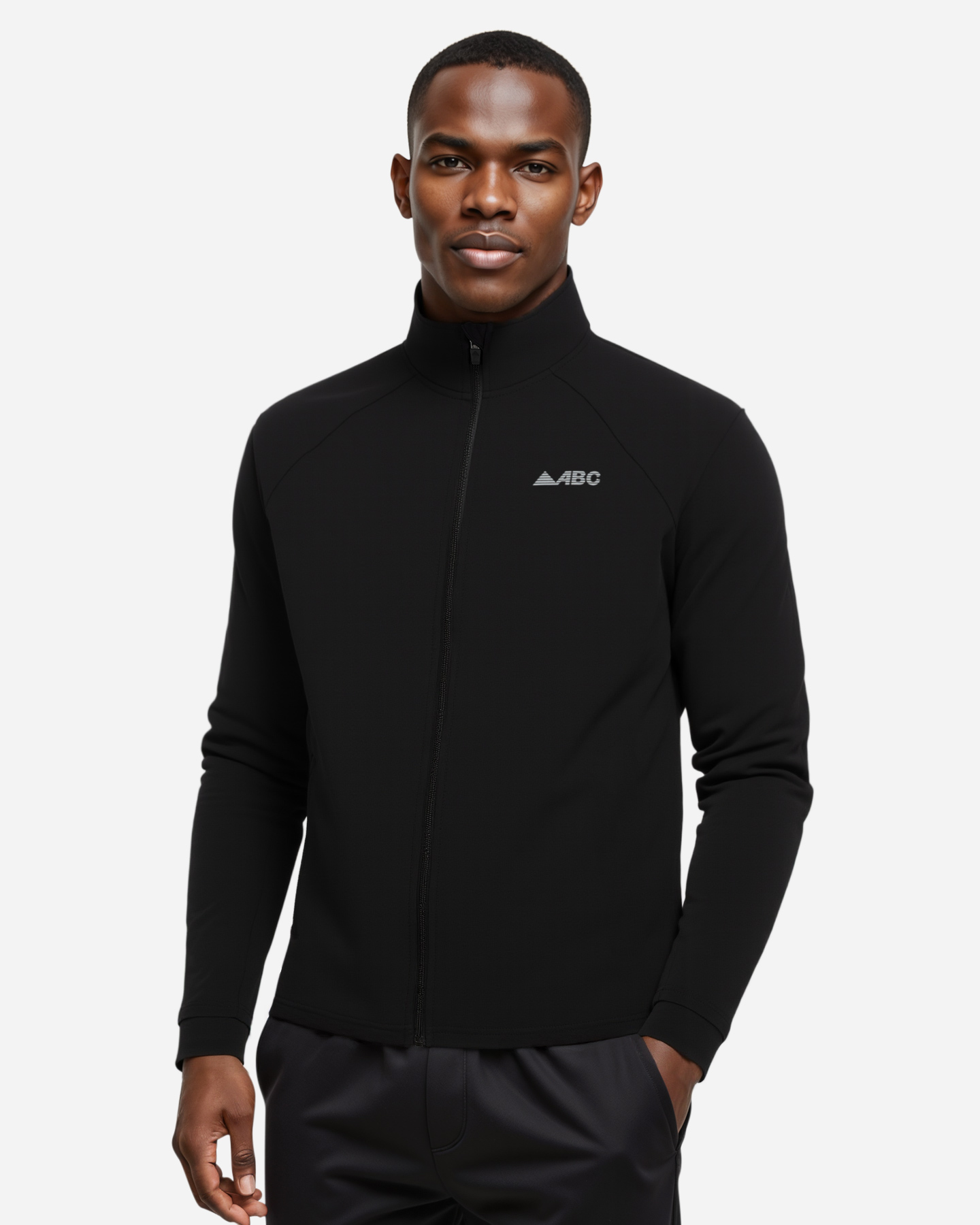 Giacca running ABC TECH M - Nero - 2 | Cisalfa Sport