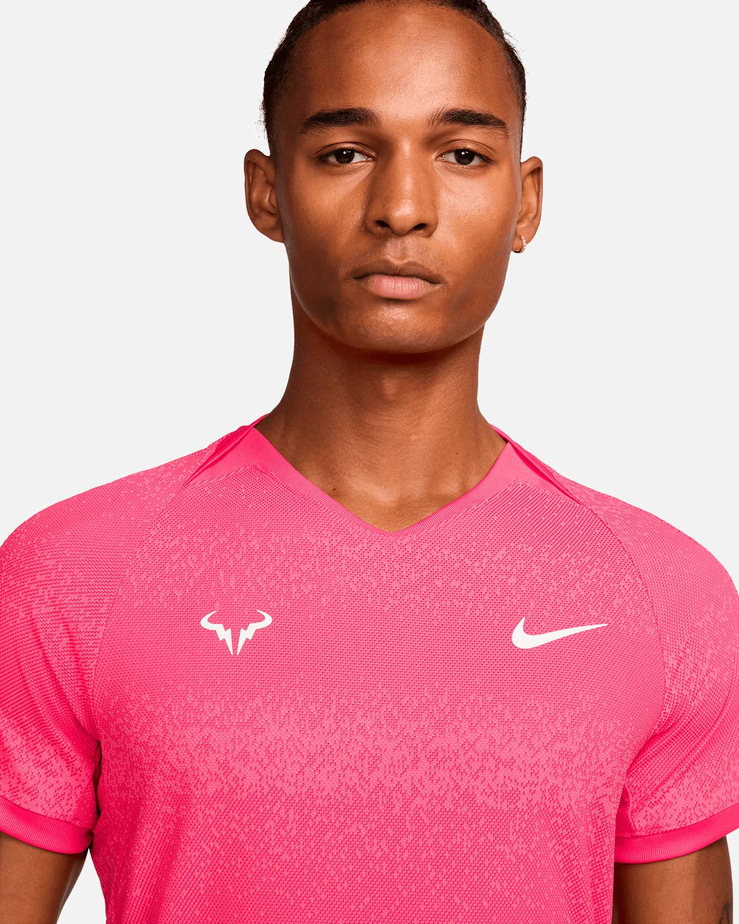 T-shirt tennis NIKE DRI FIT ADVANTAGE RAFA M - Rosa - 2 | Cisalfa Sport