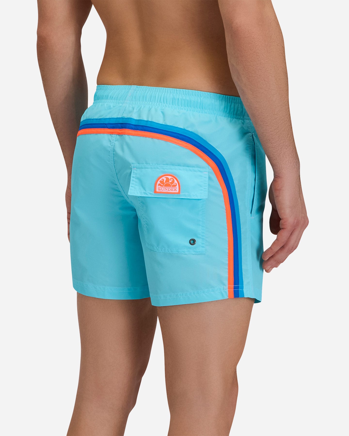Boxer mare SUNDEK NYLON 14" M - Azzurro - 3 | Cisalfa Sport