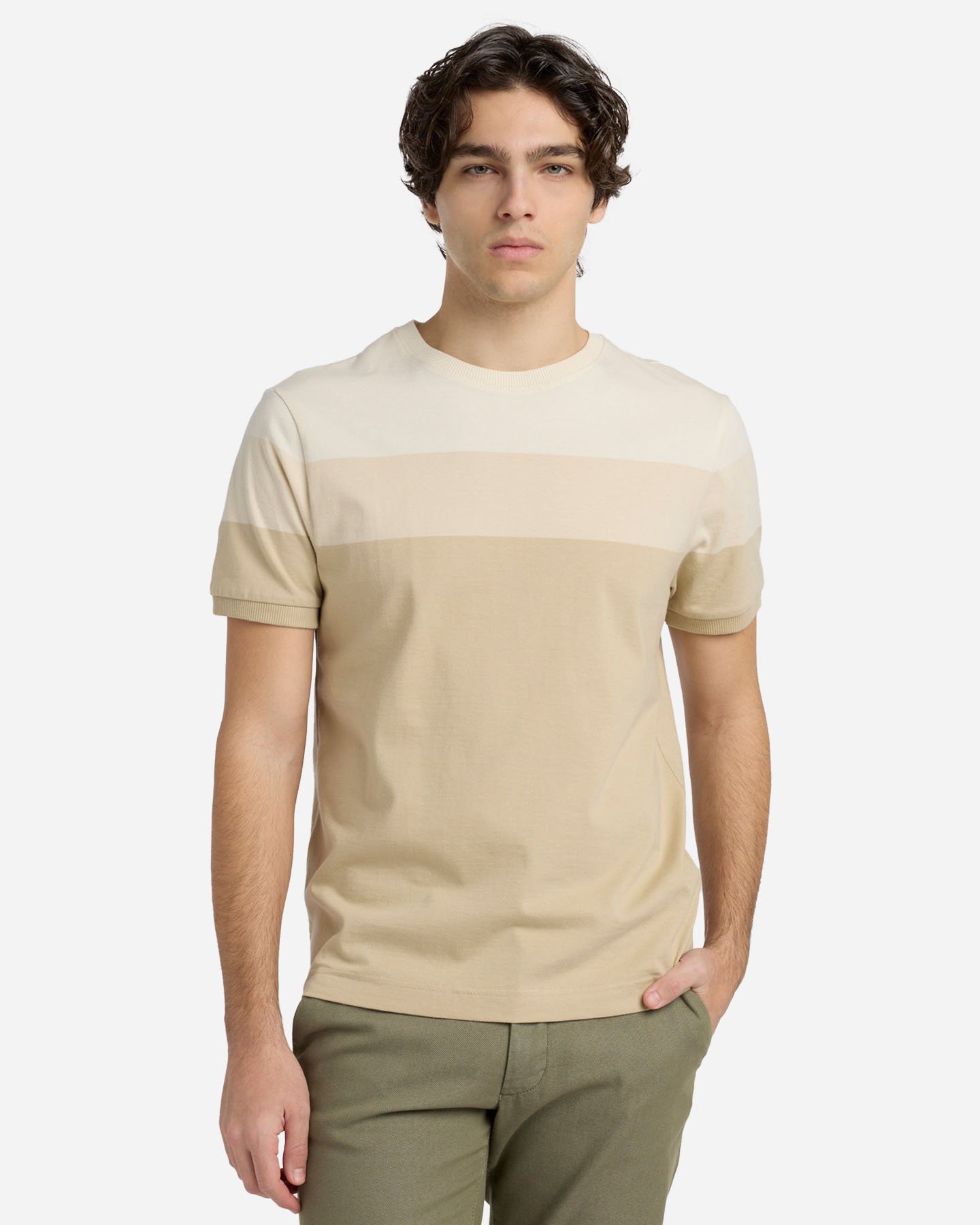 T-shirt DACK'S ESSENTIAL M - Beige - 1 | Cisalfa Sport