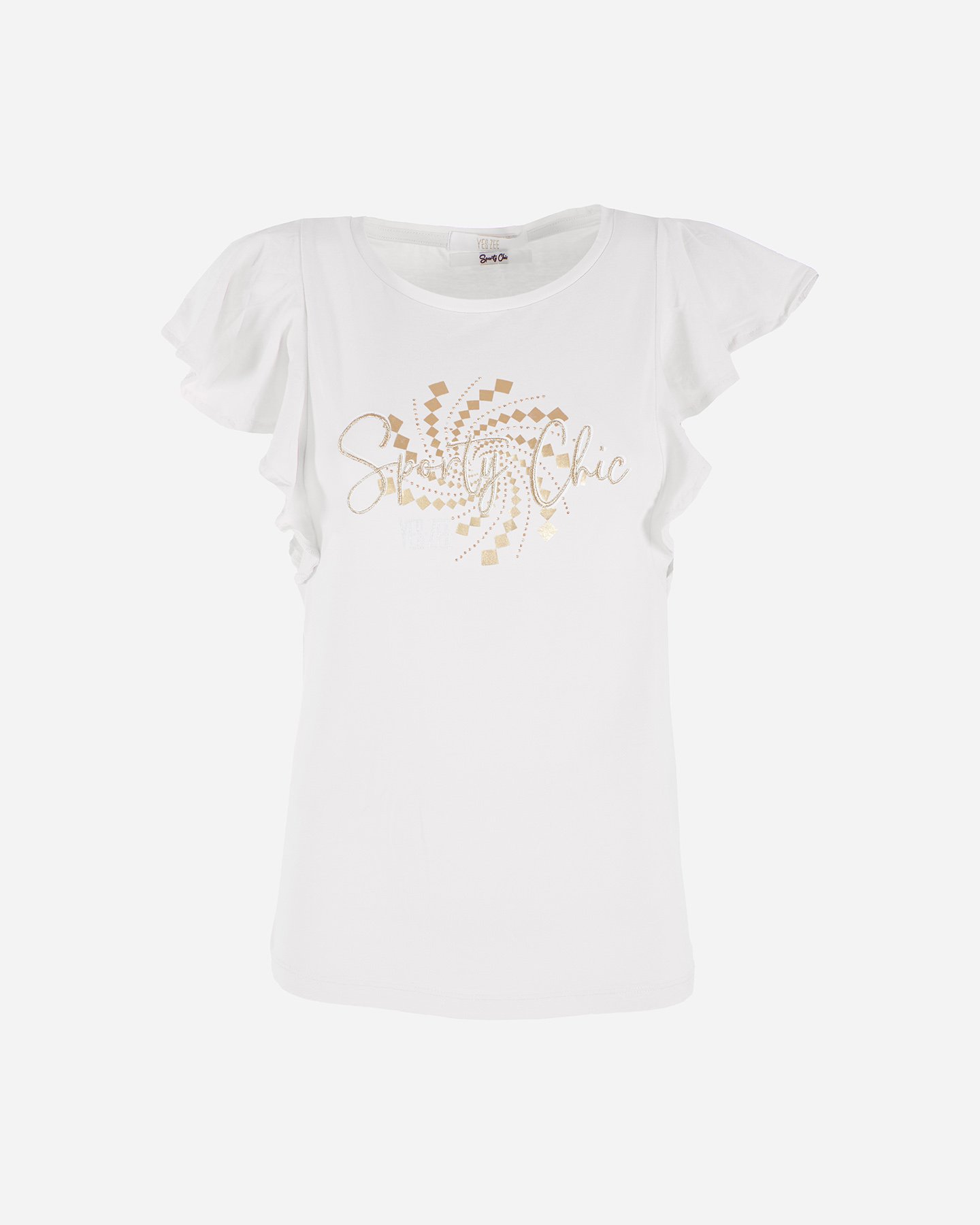 Yes Zee Rouches W - T-shirt - Donna - Bianco