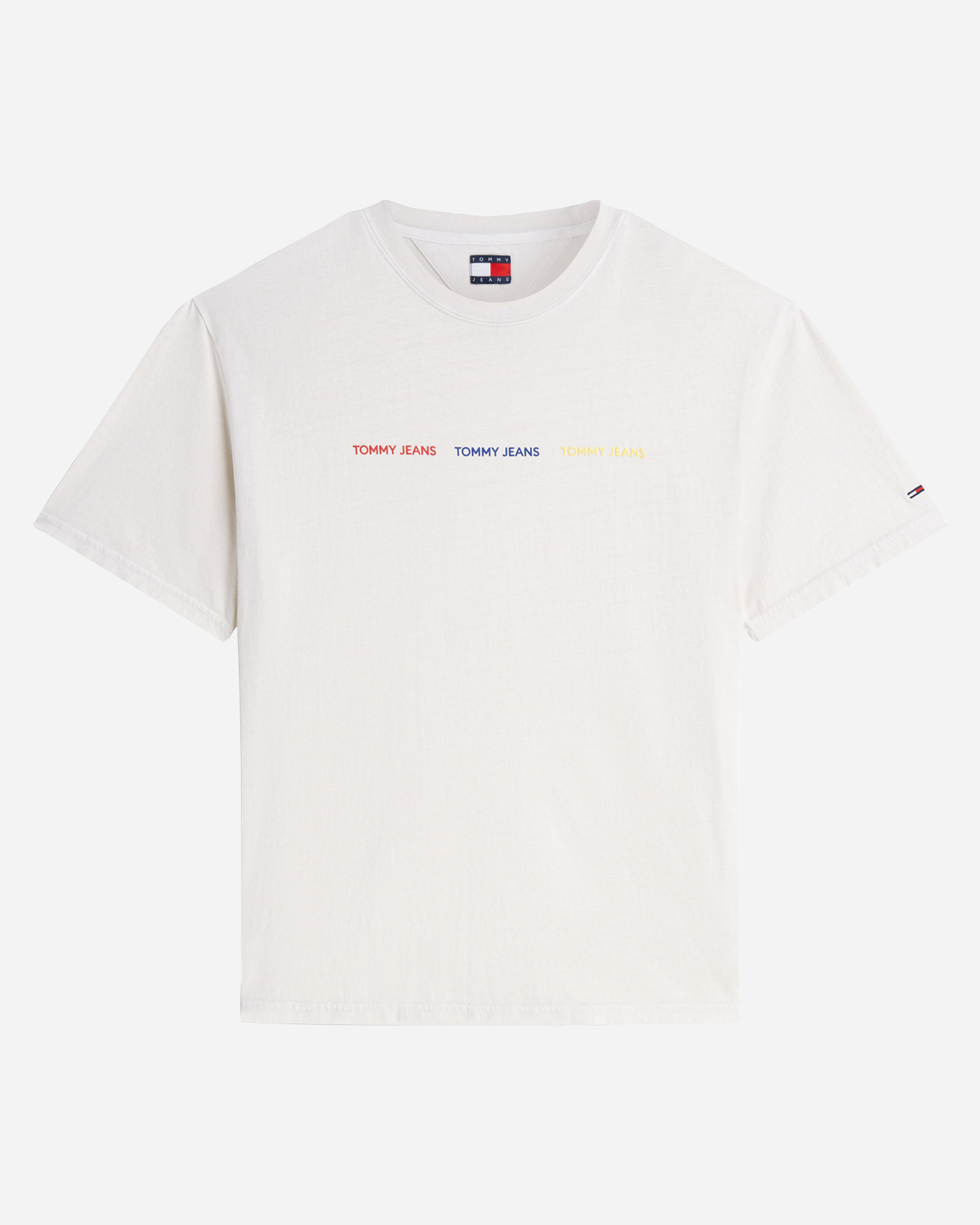 Tommy Hilfiger Logo Repeat M - T-shirt - Uomo - Beige