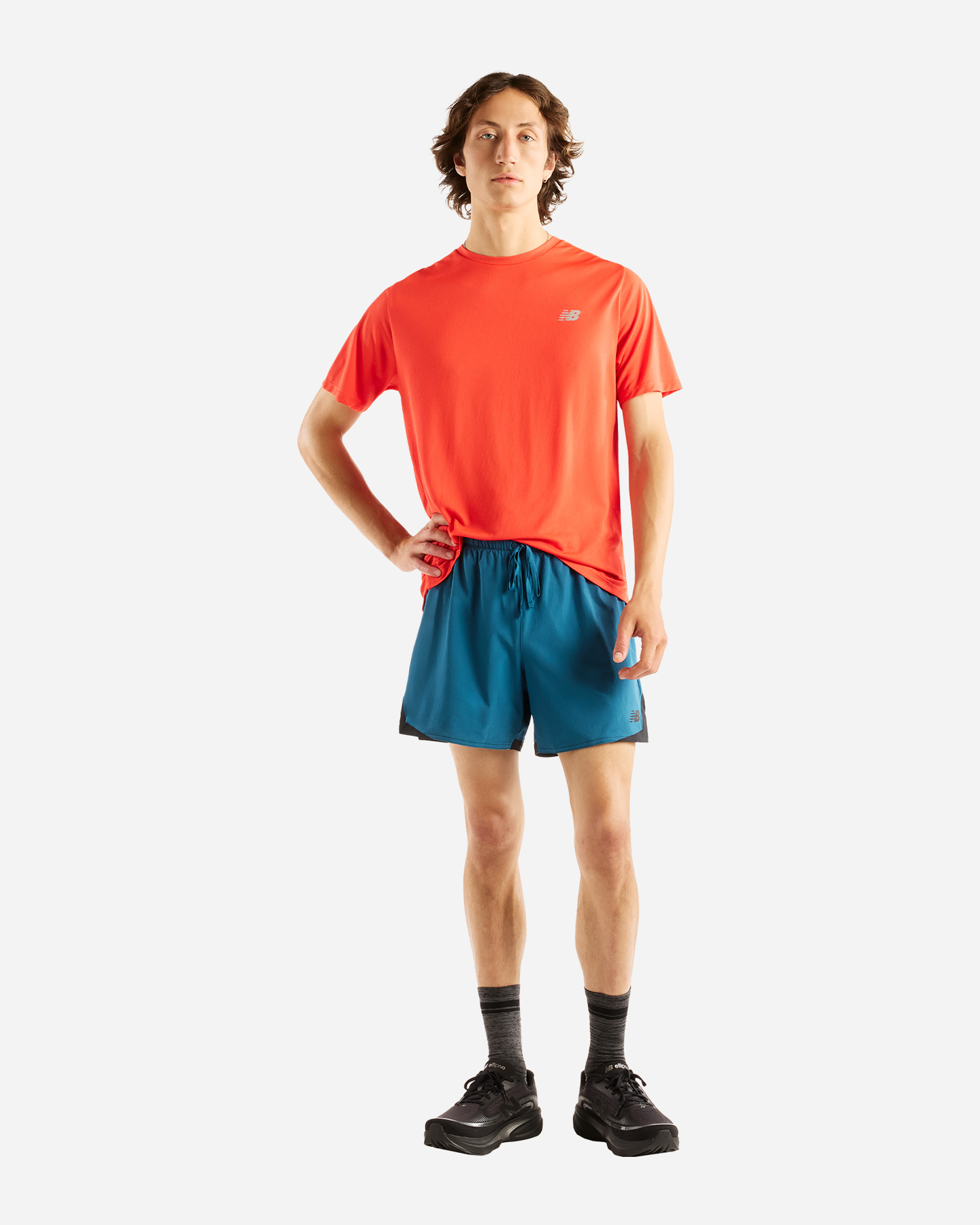 T-shirt running NEW BALANCE ATLETHICS M - Rosso - 2 | Cisalfa Sport