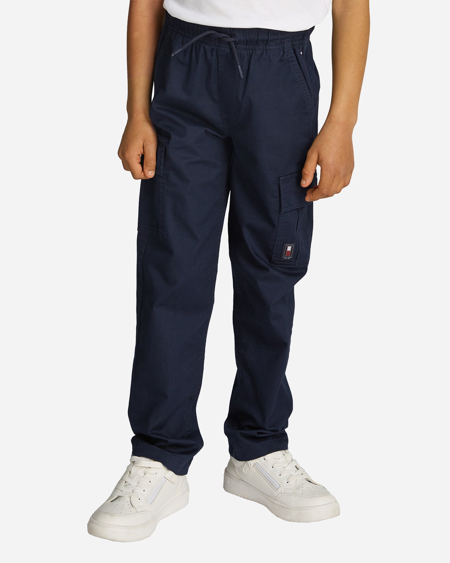 Pantalone TOMMY HILFIGER PULL ON JR - Blu Navy - 2 | Cisalfa Sport