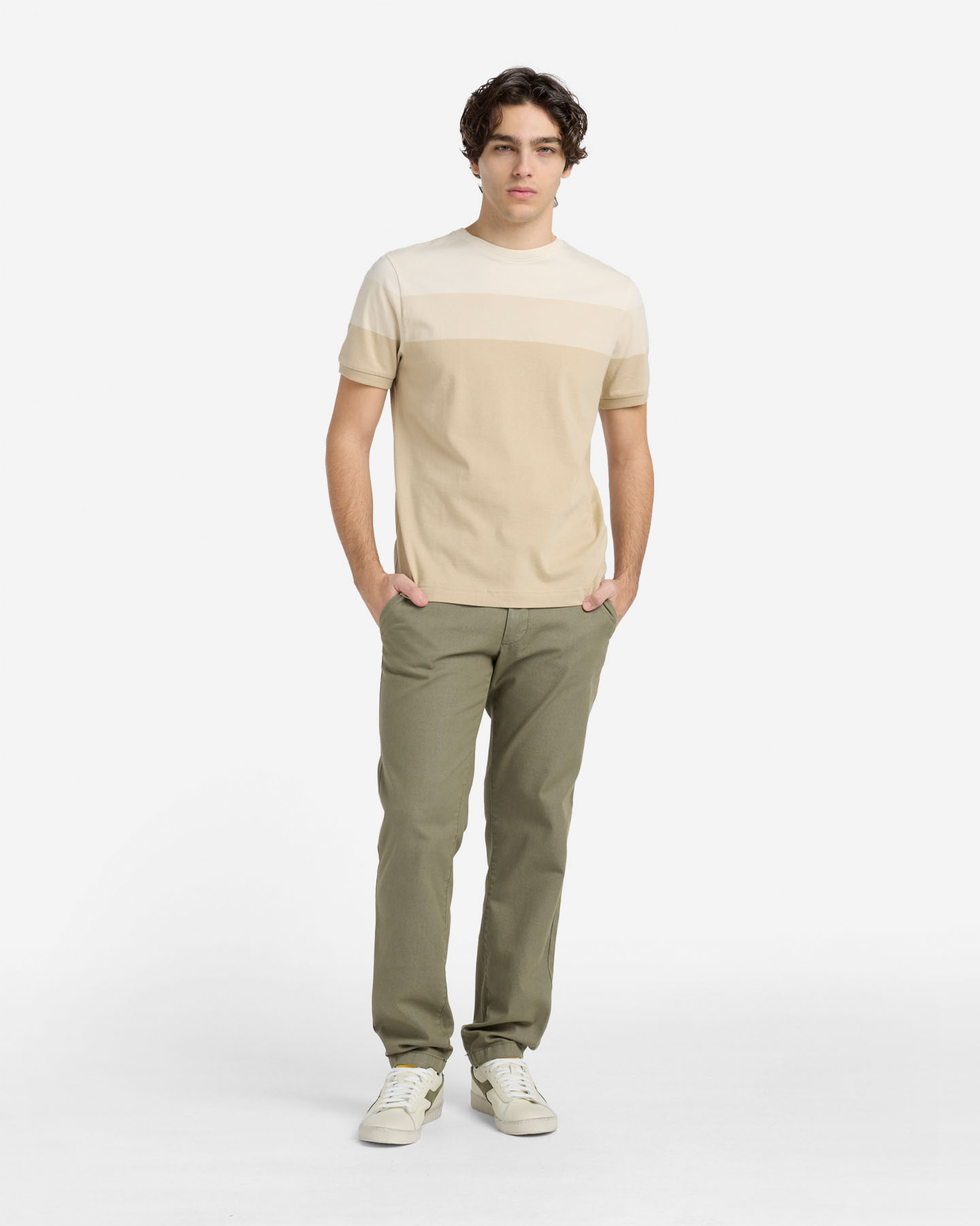 T-shirt DACK'S ESSENTIAL M - Beige - 4 | Cisalfa Sport