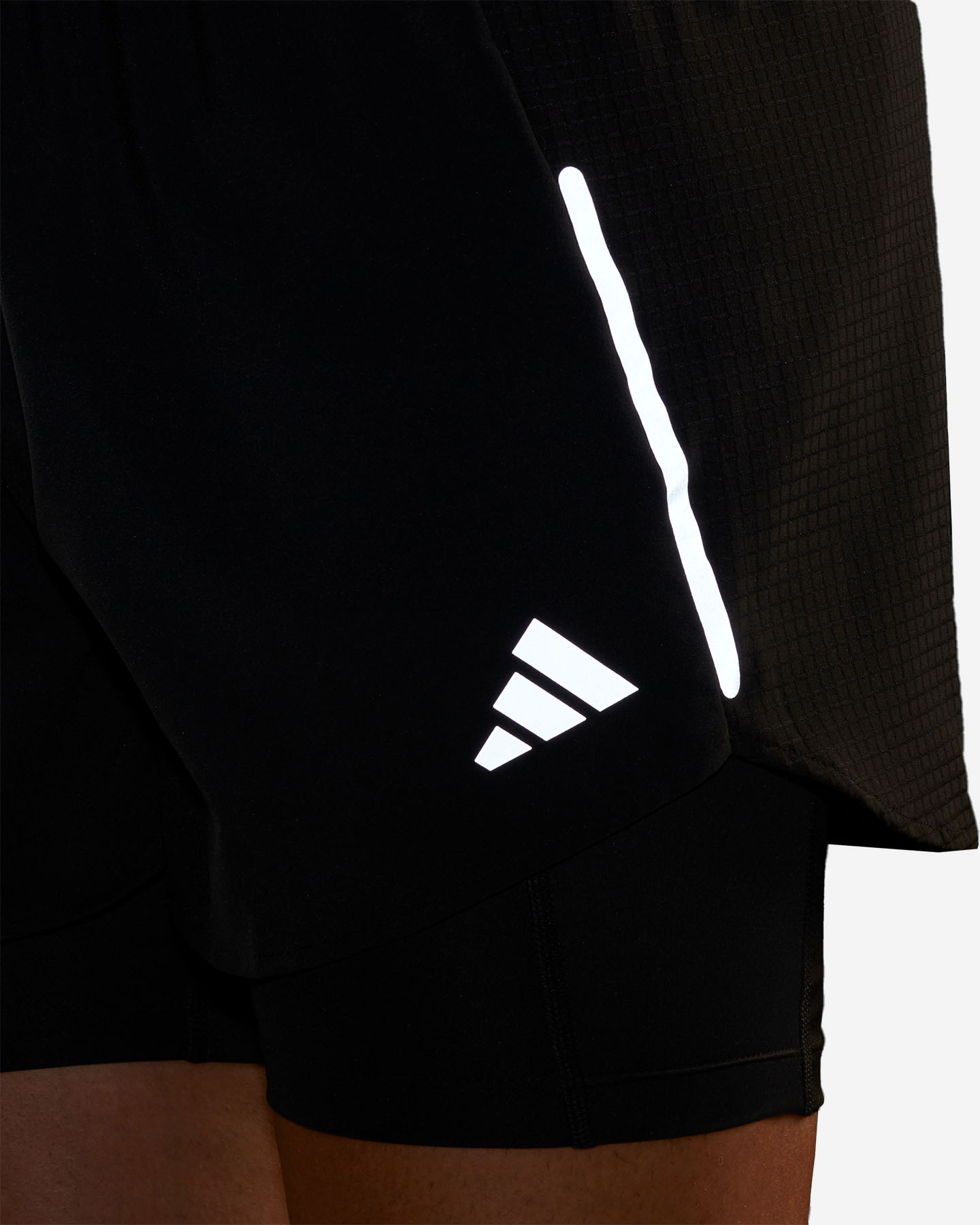 Short running ADIDAS D4R SHORT 2IN1 M - Nero - 5 | Cisalfa Sport