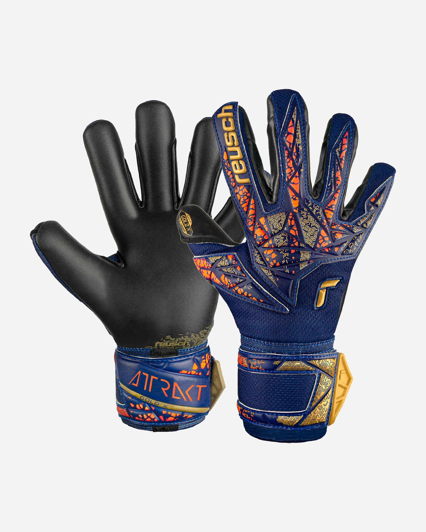 Guanti portiere REUSCH ATTRAKT GOLD X M - Blu - 0 | Cisalfa Sport