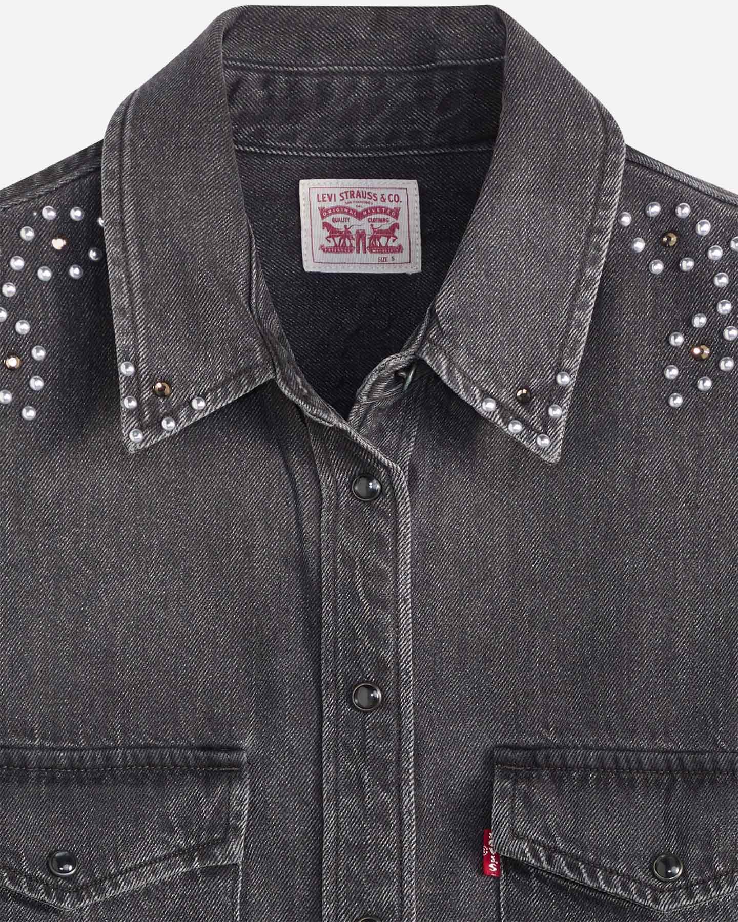 Camicia LEVI'S BORCHIE W - Nero - 5 | Cisalfa Sport