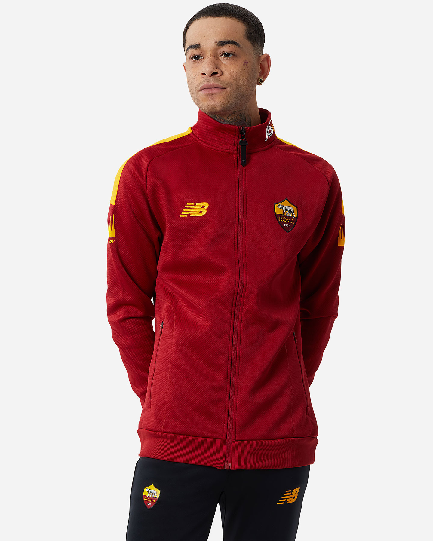 Abbigliamento calcio ufficiale NEW BALANCE ROMA PREMATCH HOME 22-23 M - 2 | Cisalfa Sport