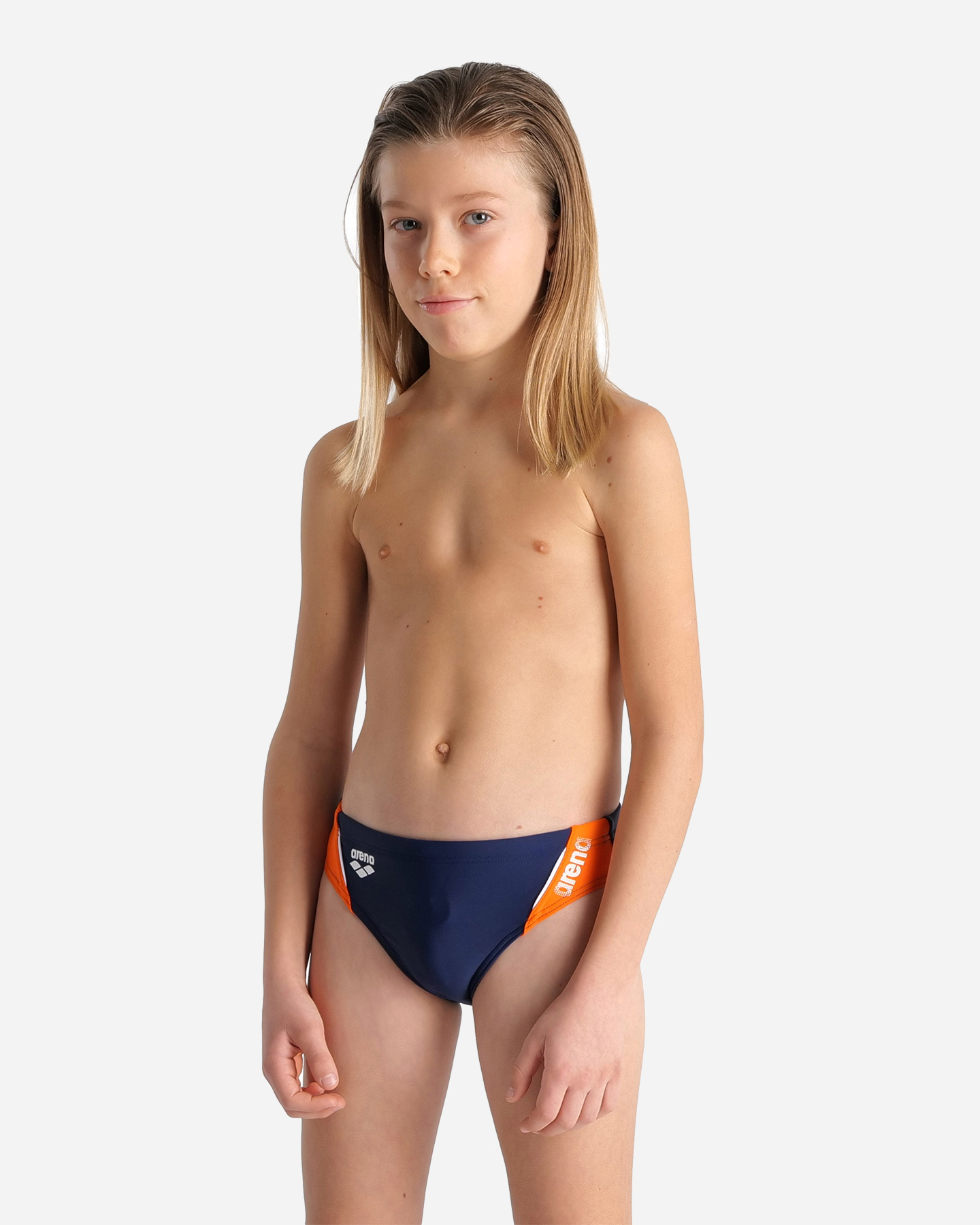 Slip piscina ARENA GRAPHIC JR - Blu Navy - 2 | Cisalfa Sport