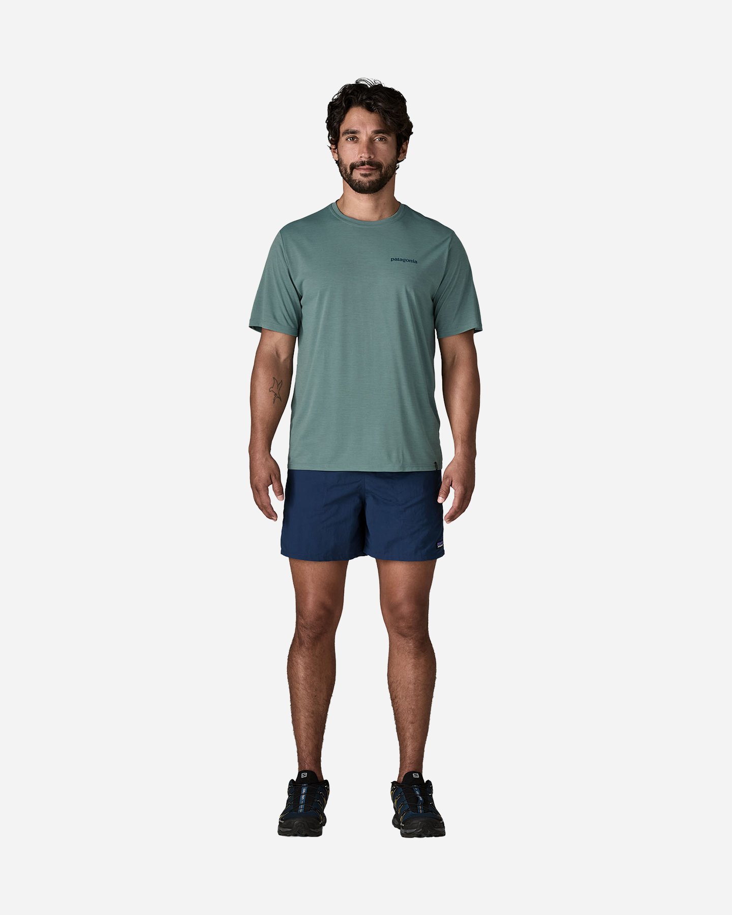 T-shirt PATAGONIA CAPILENE COOL DAILY LOGO M - Blu - 2 | Cisalfa Sport