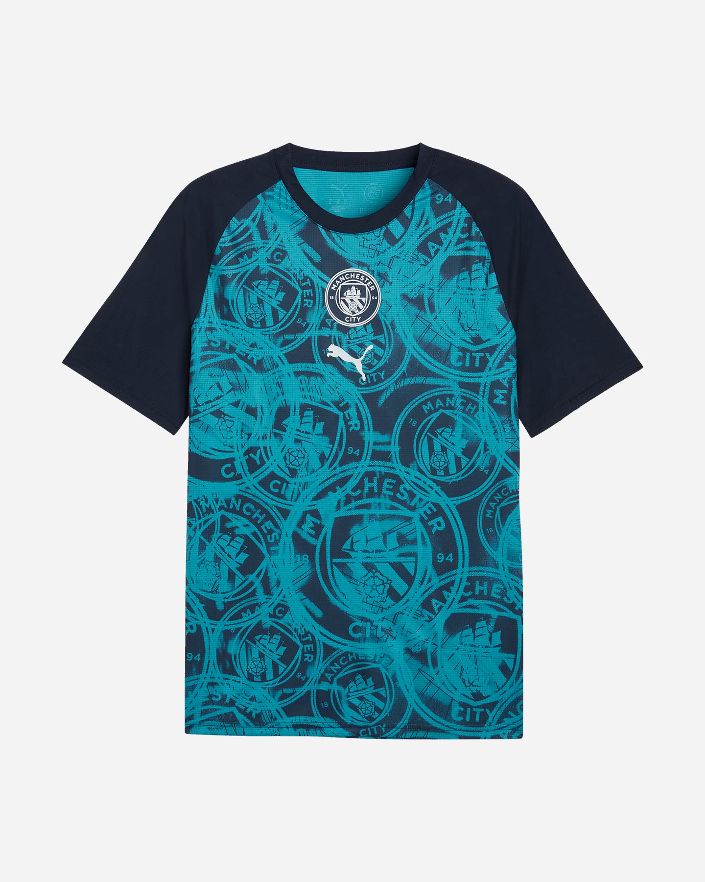 Puma Prematch Manchester City 26 M - Abbigliamento Calcio Ufficiale - Uomo - Color Mix