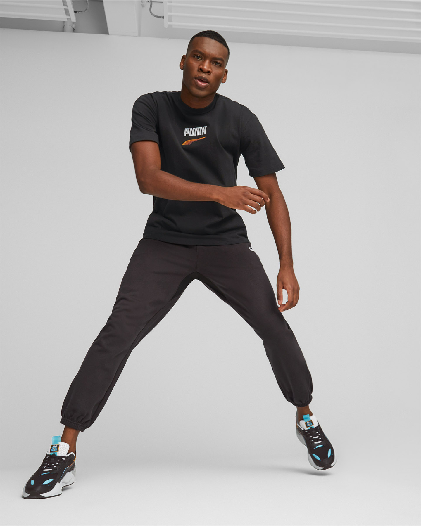 Pantalone PUMA DOWNTOWN RELAXED M - Nero - 5 | Cisalfa Sport