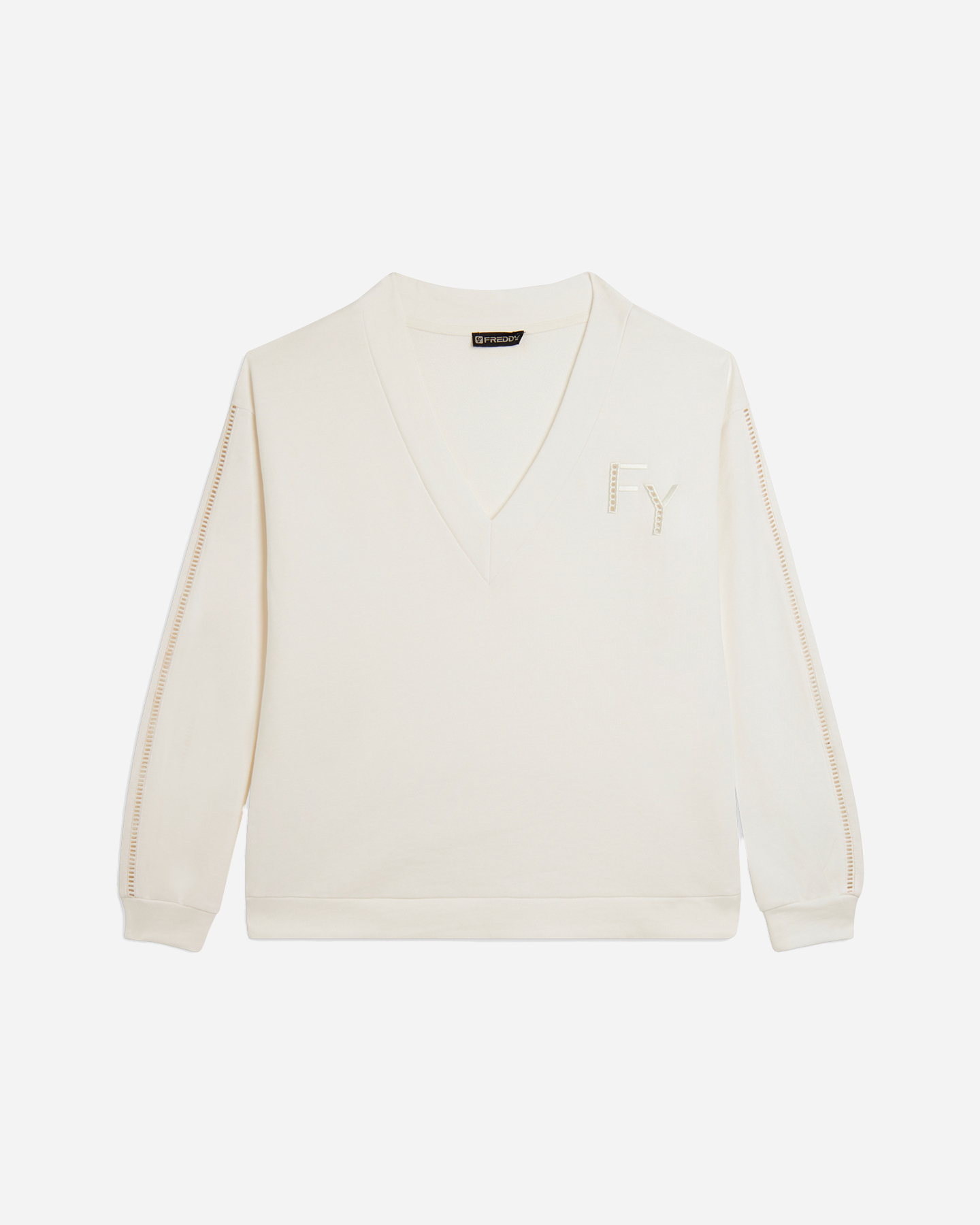 Felpa FREDDY INSERT W - Bianco - 0 | Cisalfa Sport