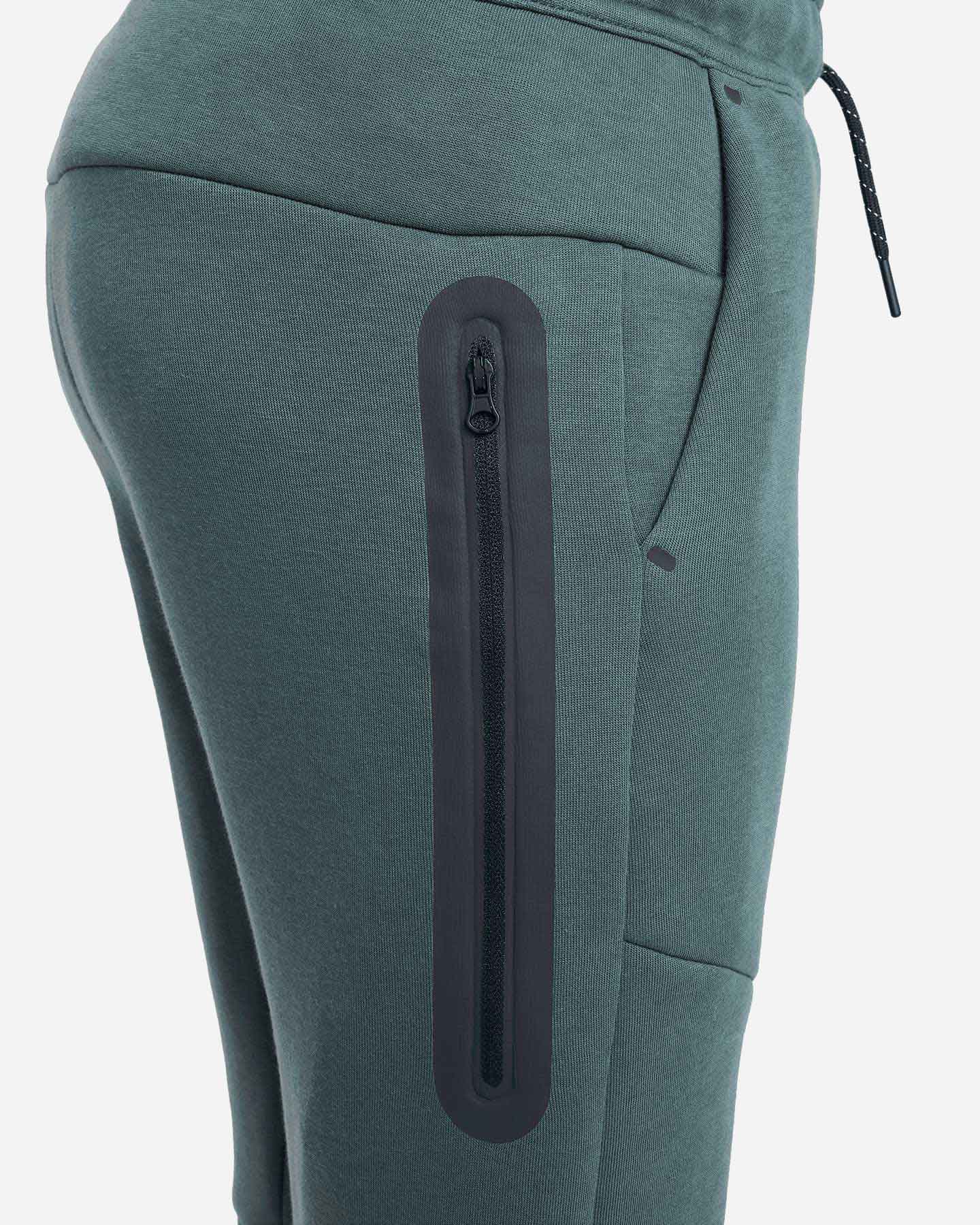 Pantalone NIKE TECH FLEECE 2 JR - Verde - 5 | Cisalfa Sport