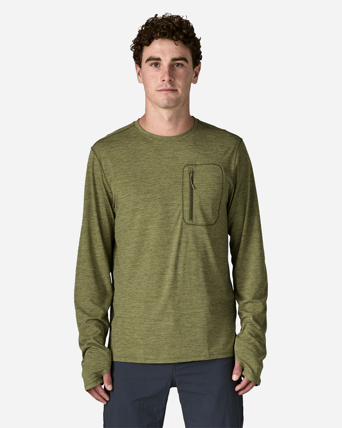 Felpa PATAGONIA CAPILENE COOL SUN M - Verde - 1 | Cisalfa Sport