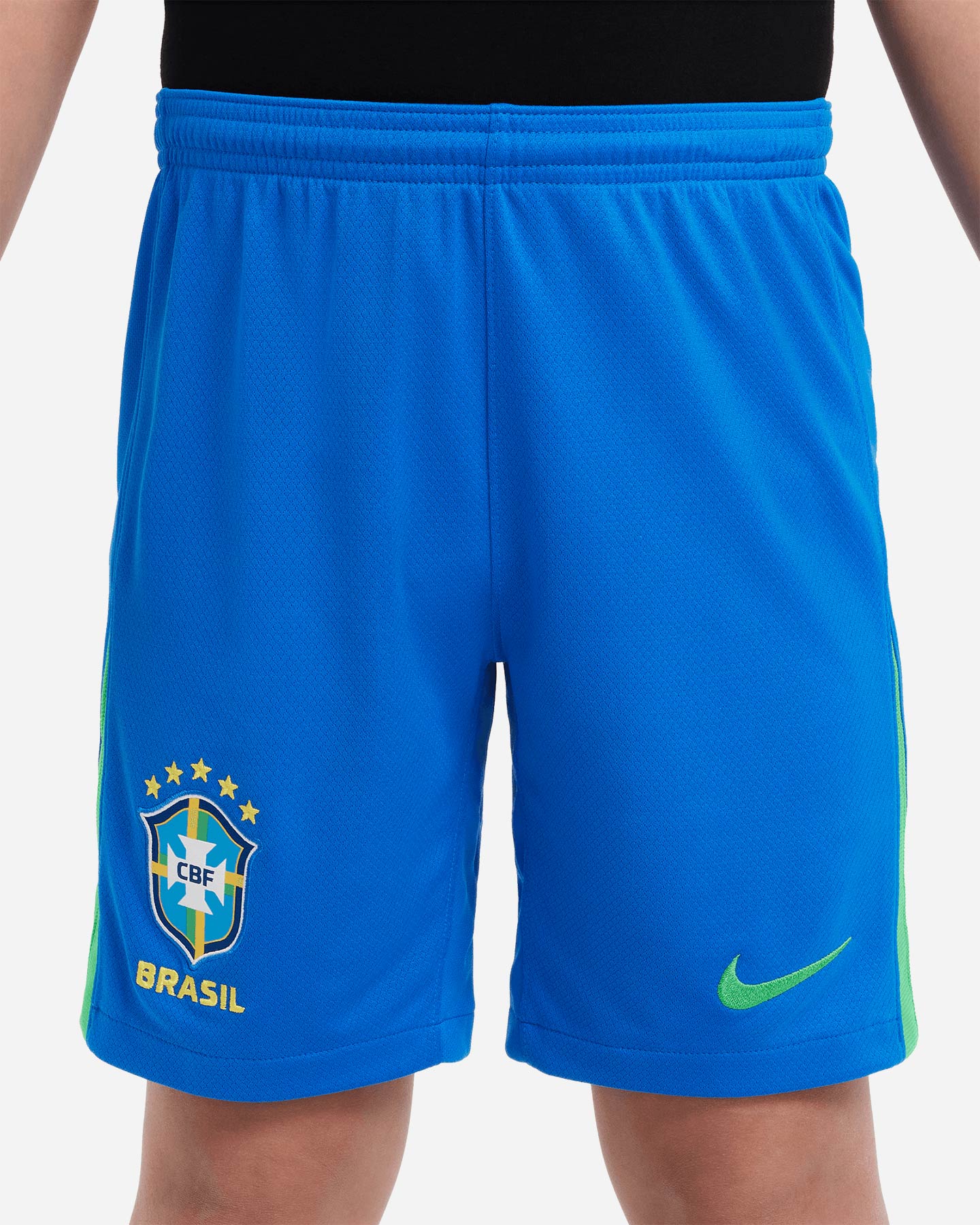 Pantaloncini calcio ufficiali NIKE DRI FIT BRASILE HOME 23-24 JR - Blu - 1 | Cisalfa Sport