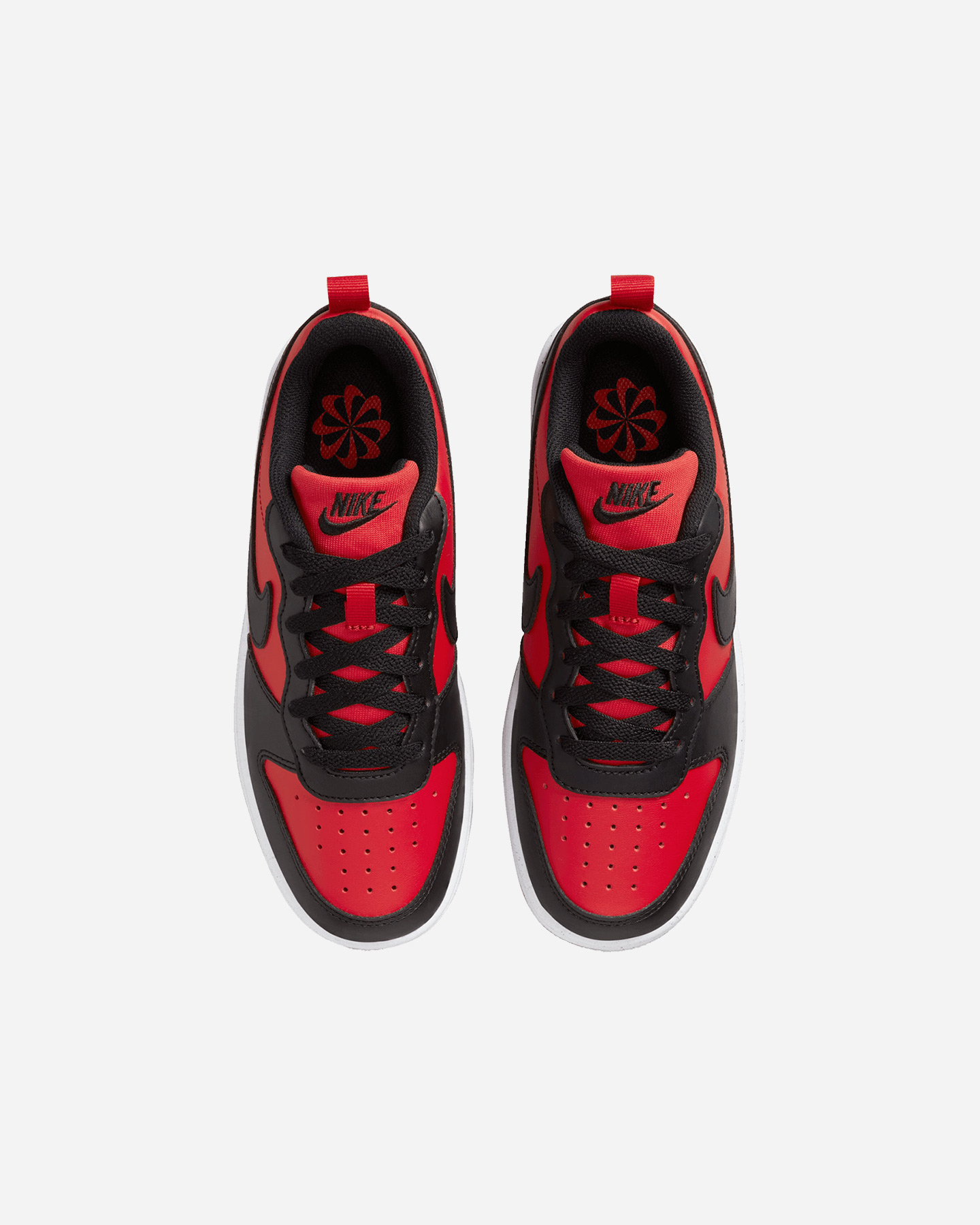 Scarpe sneakers NIKE COURT BOROUGH LOW RECRAFT GS JR - Rosso - 3 | Cisalfa Sport
