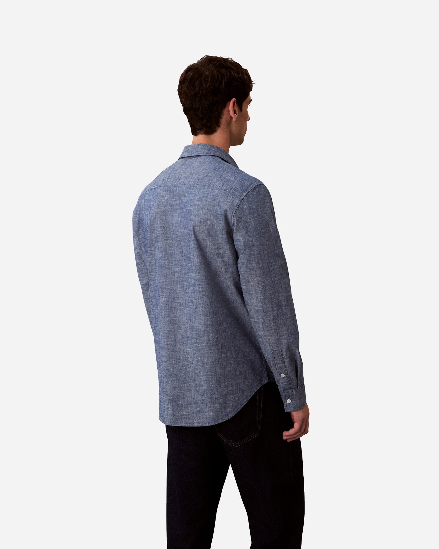 Camicia CALVIN KLEIN JEANS CHAMBRAY M - Azzurro - 3 | Cisalfa Sport