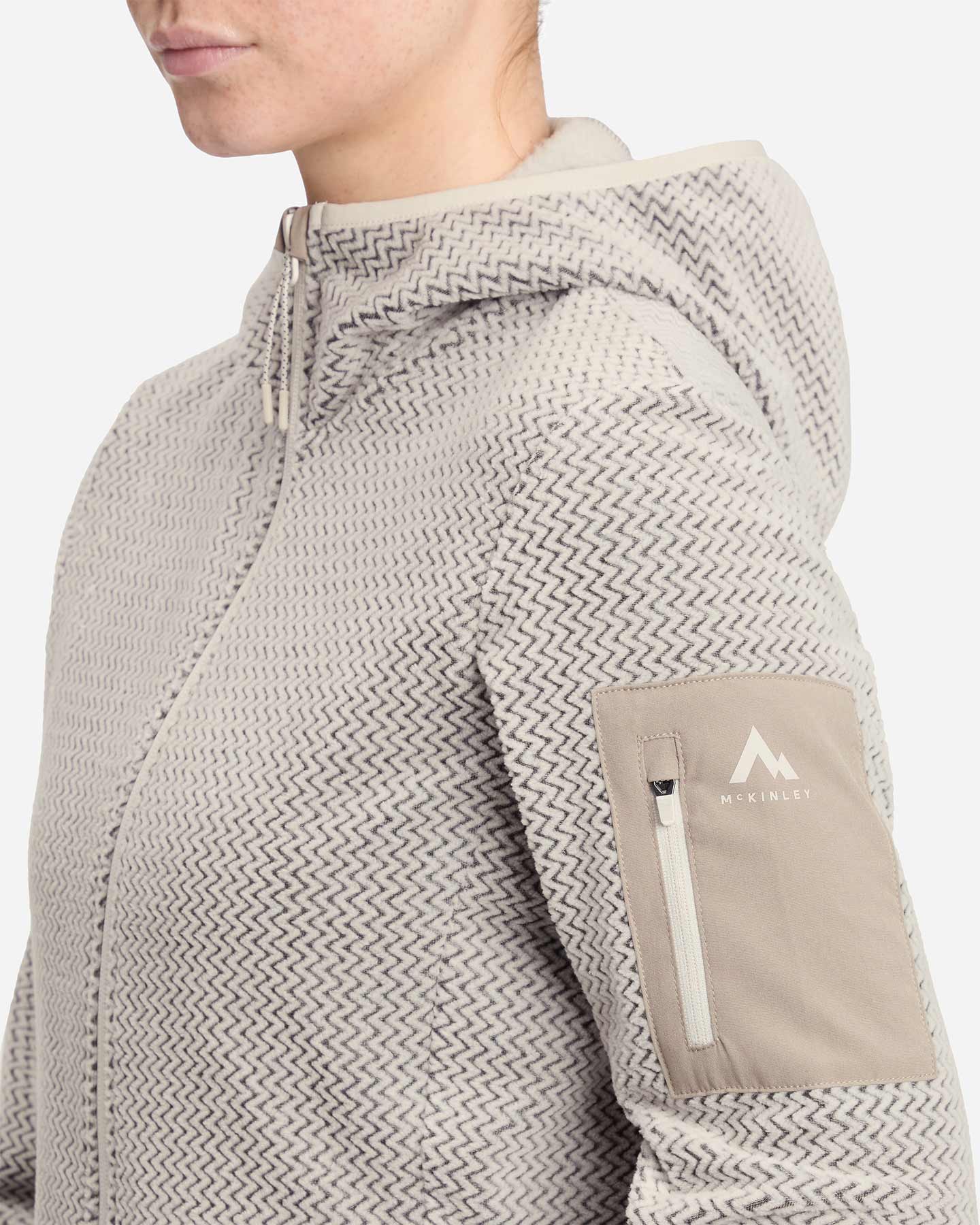 Pile MCKINLEY HUCTURE W - Grigio - 3 | Cisalfa Sport