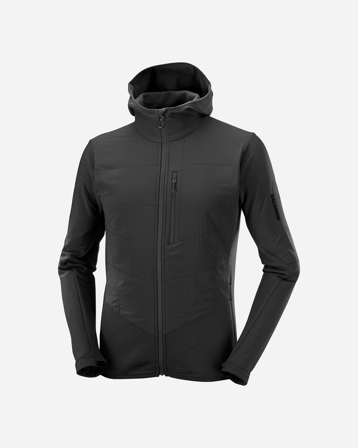 Pile SALOMON OUTLINE WARM HYBRID M - Nero - 0 | Cisalfa Sport