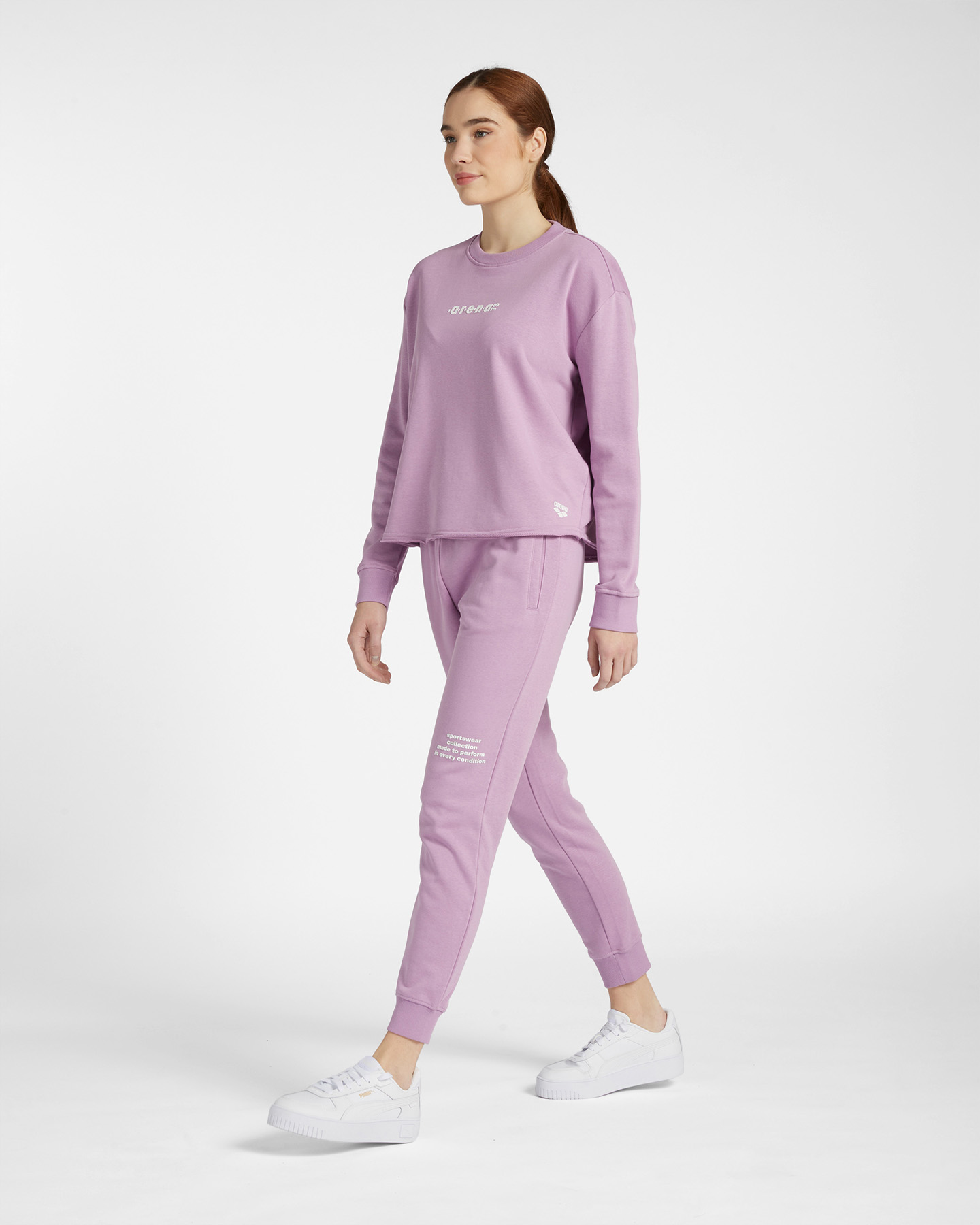 Tuta ARENA BASIC ATHLETICS W - Lilla - 3 | Cisalfa Sport