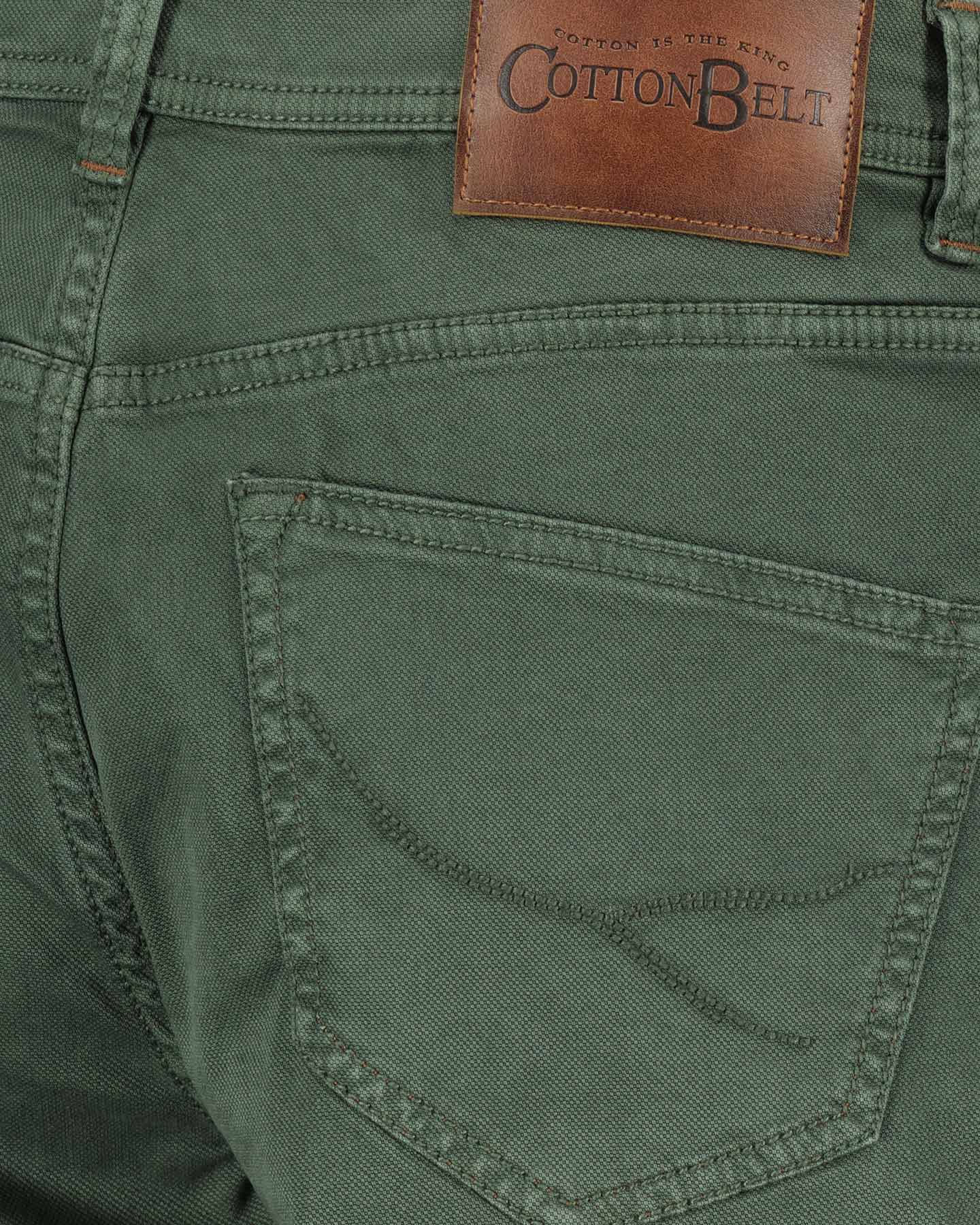 Pantalone COTTON BELT 5T HAMILTON SLIM FIT M - Verde - 5 | Cisalfa Sport